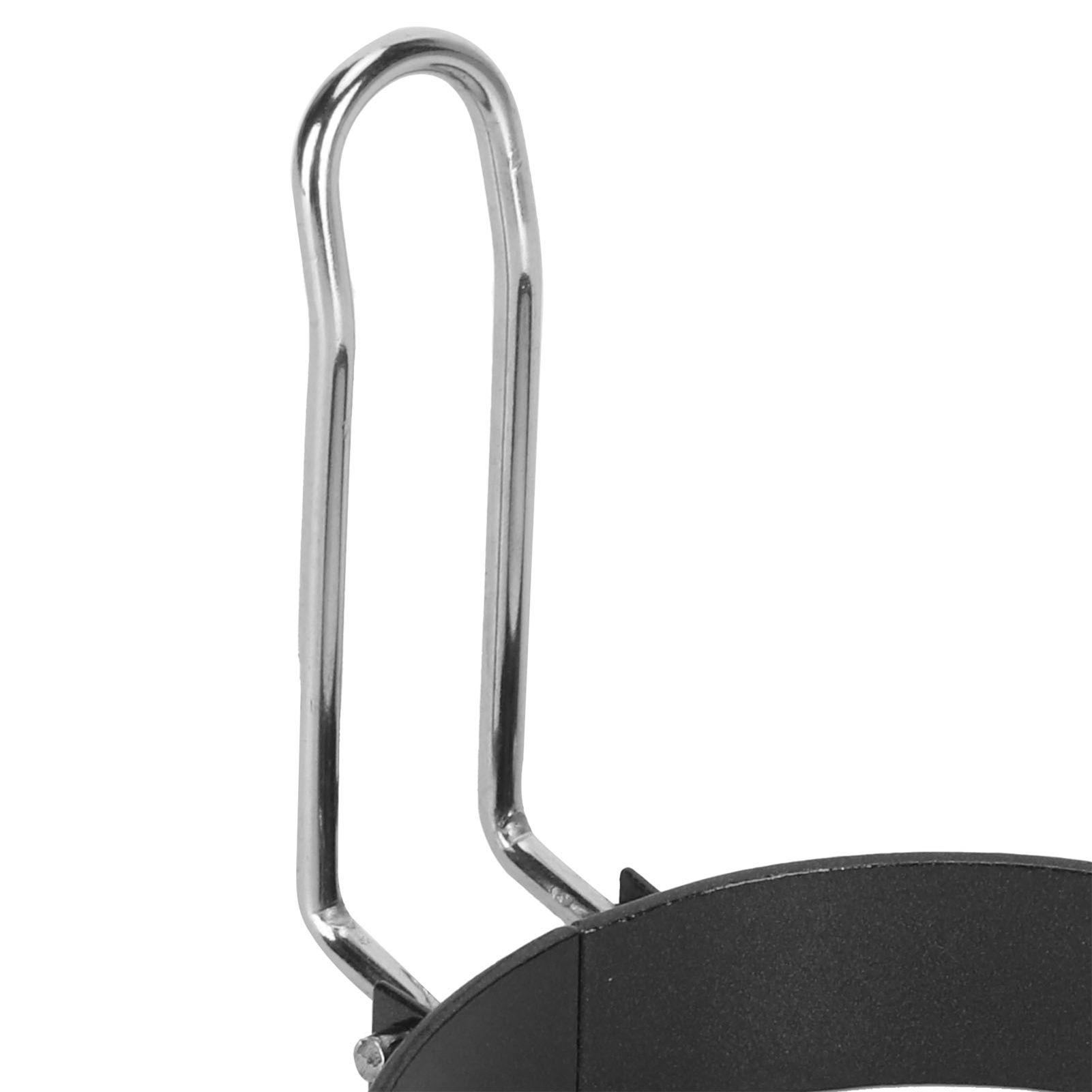 Stainless Steel Egg Frying Mold Round NonStick with Handle Egg Ring Mould for view 15