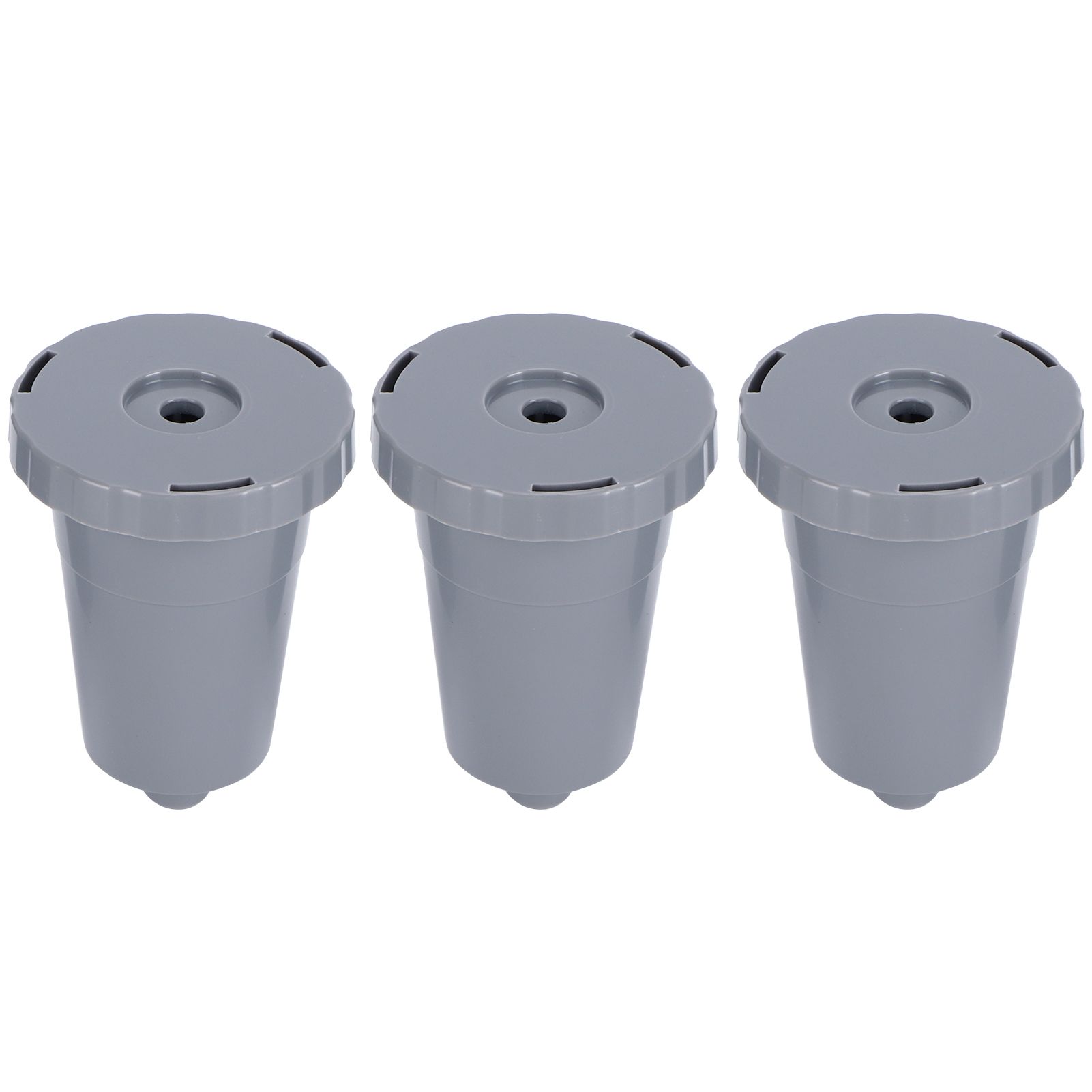 3PCS Refillable Coffee Capsule Reusable Coffee Filter Cup with Brush Spoon Set view 3