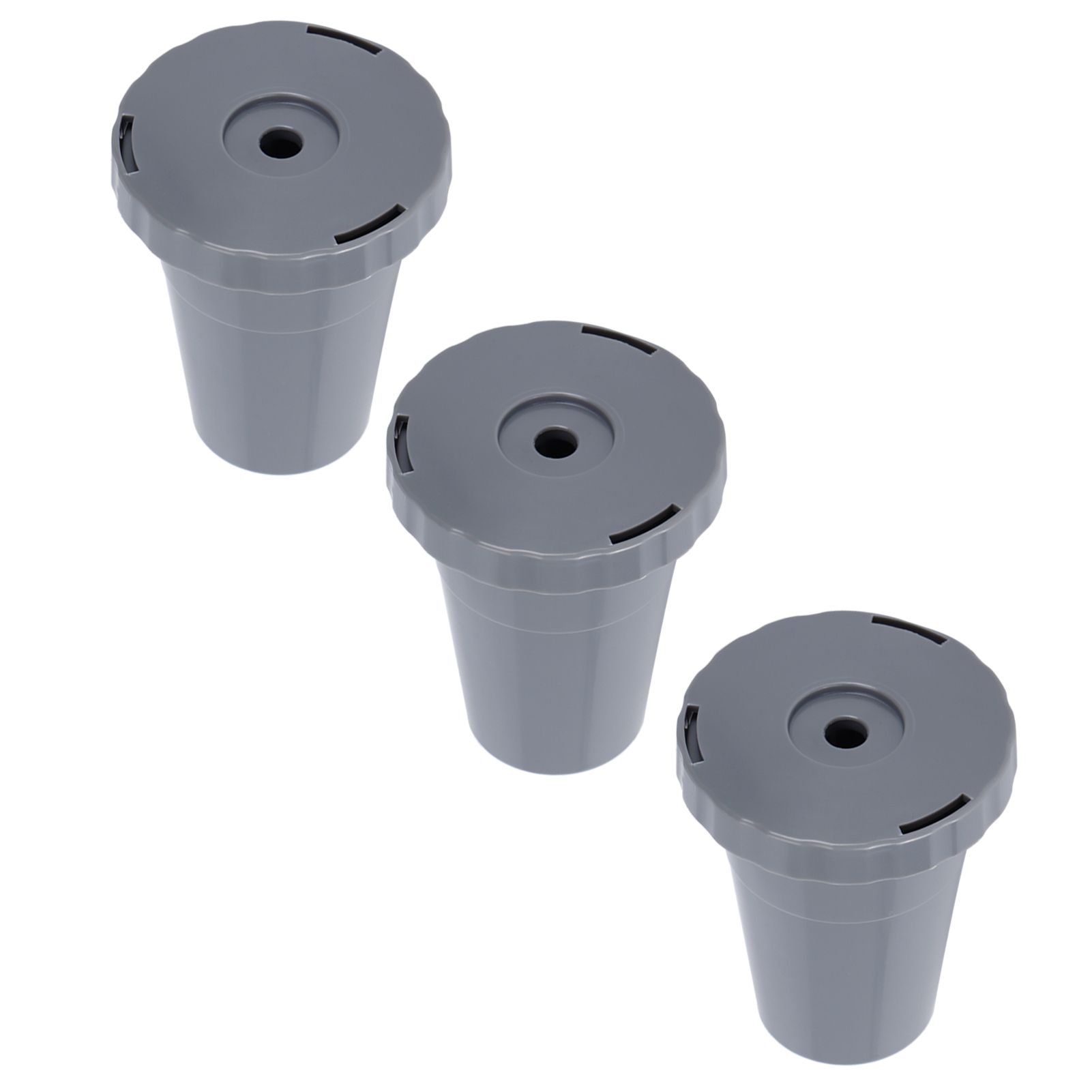 3PCS Refillable Coffee Capsule Reusable Coffee Filter Cup with Brush Spoon Set view 6