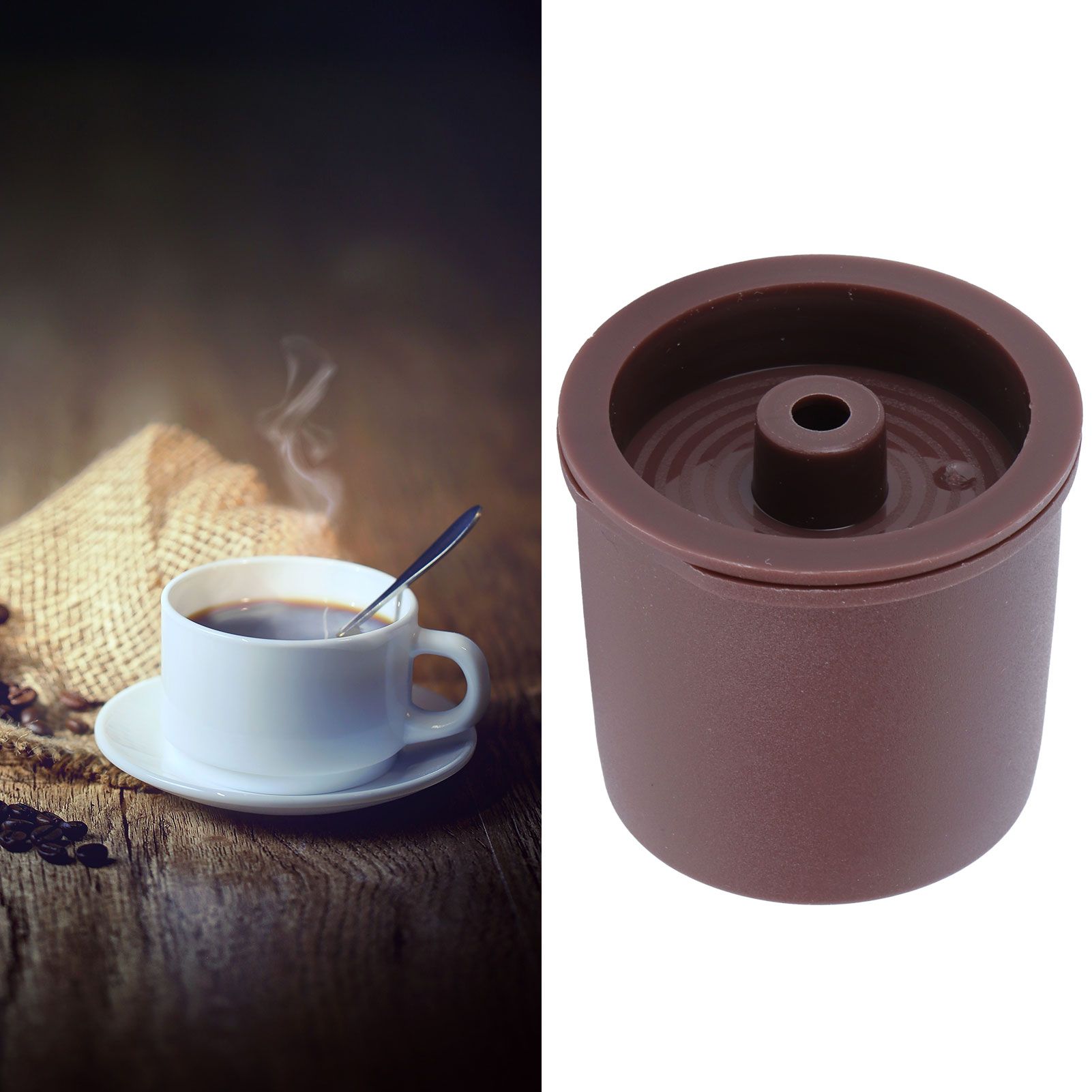 Coffee Capsule Stainless Steel Reusable Refillable Filter Coffee Making view 12