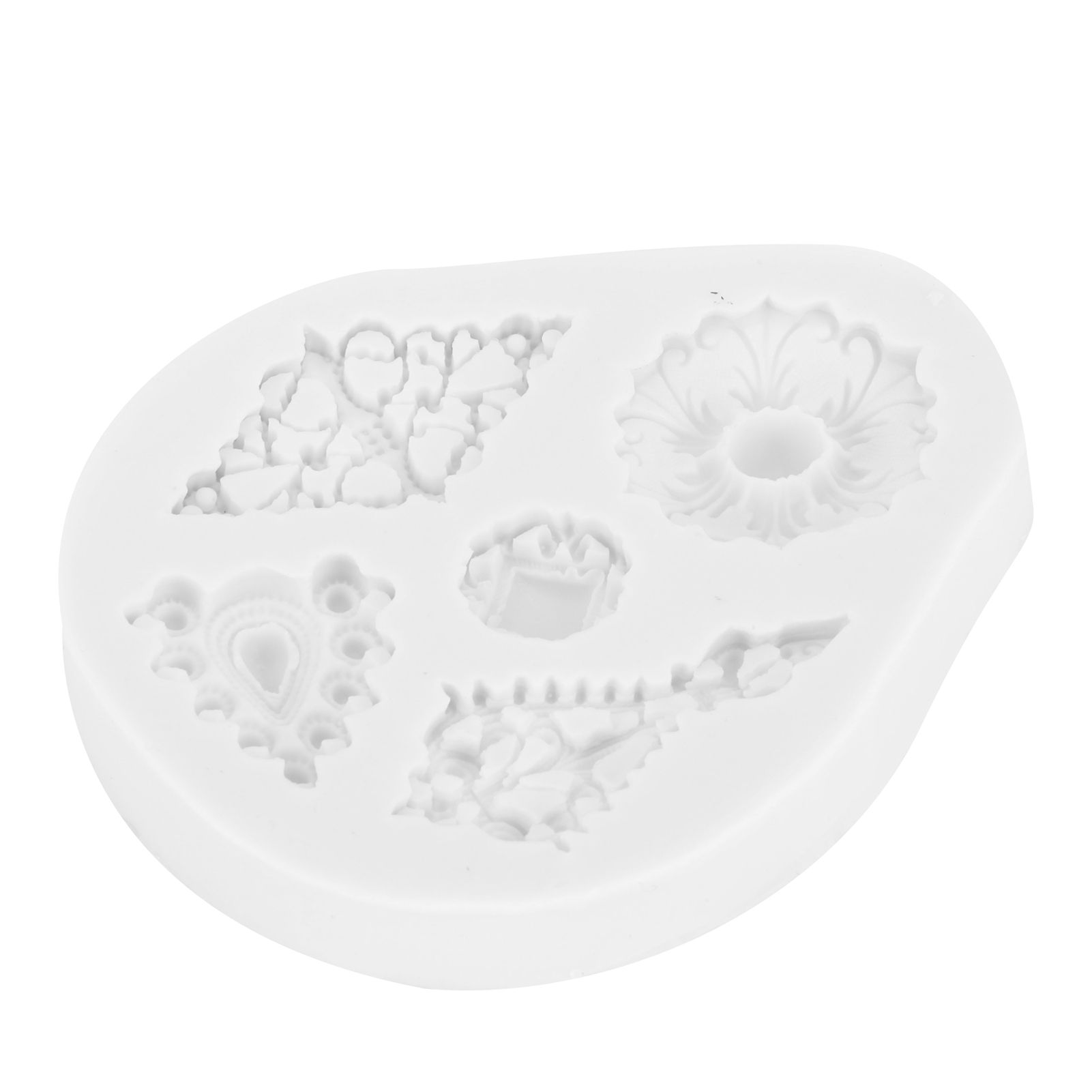 Retro Diamonds Pattern Fondant Mold Silicone Mold DIY Baking Cake Decorating view 7