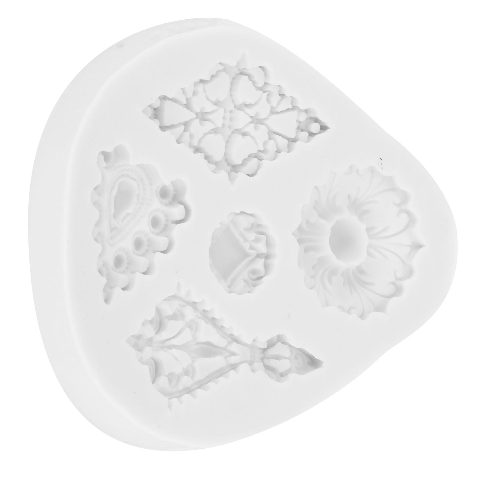 Retro Diamonds Pattern Fondant Mold Silicone Mold DIY Baking Cake Decorating view 8