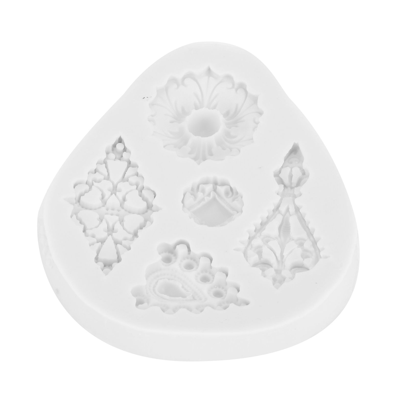 Retro Diamonds Pattern Fondant Mold Silicone Mold DIY Baking Cake Decorating view 9