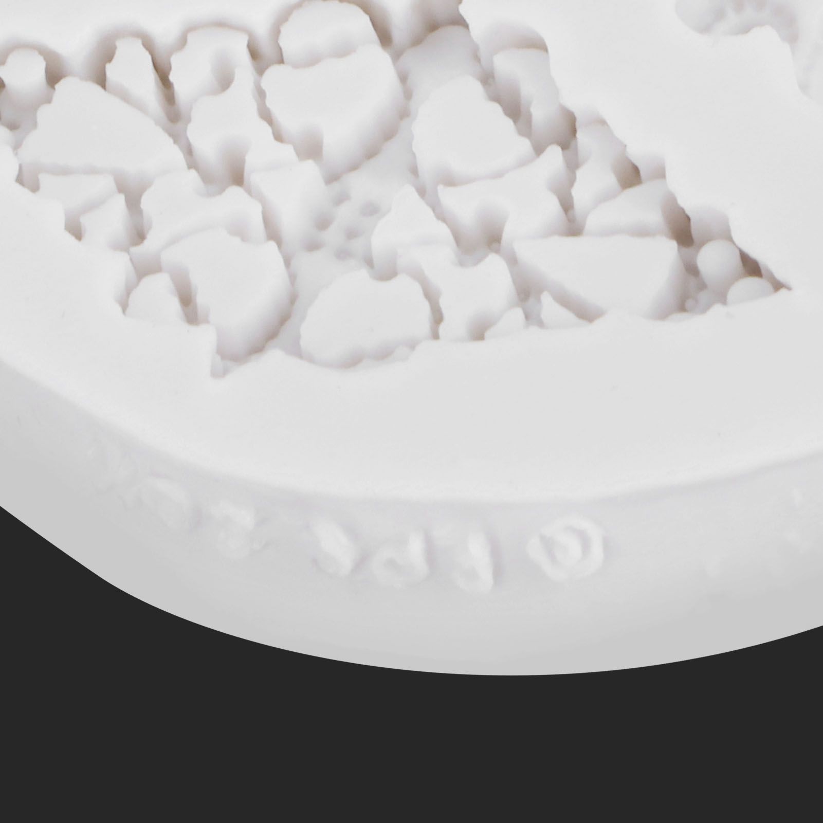 Retro Diamonds Pattern Fondant Mold Silicone Mold DIY Baking Cake Decorating view 13