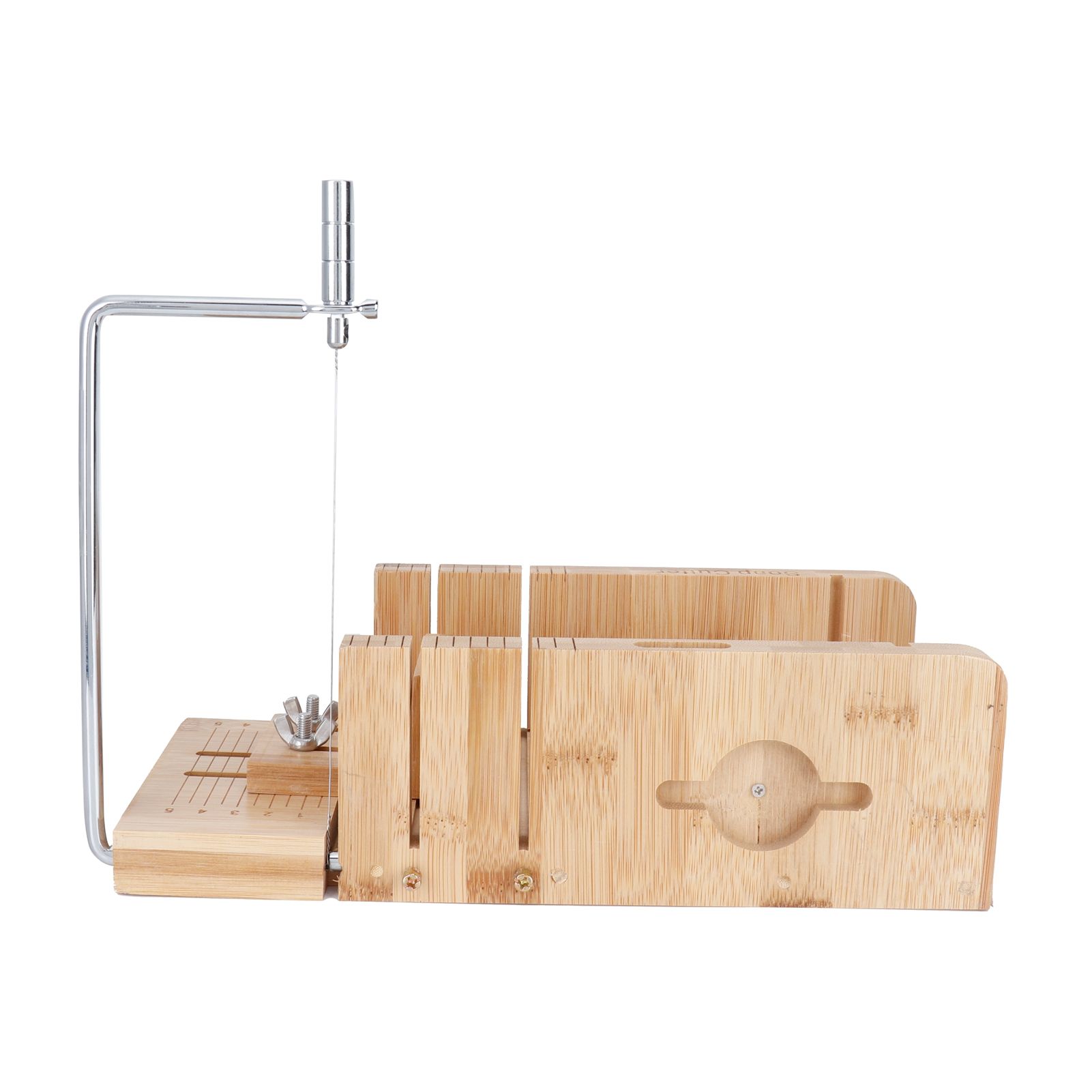 Practical Adjustable Bamboo Soap Cutter Bread Cutter Mold DIY Soap Cutting Tool view 6