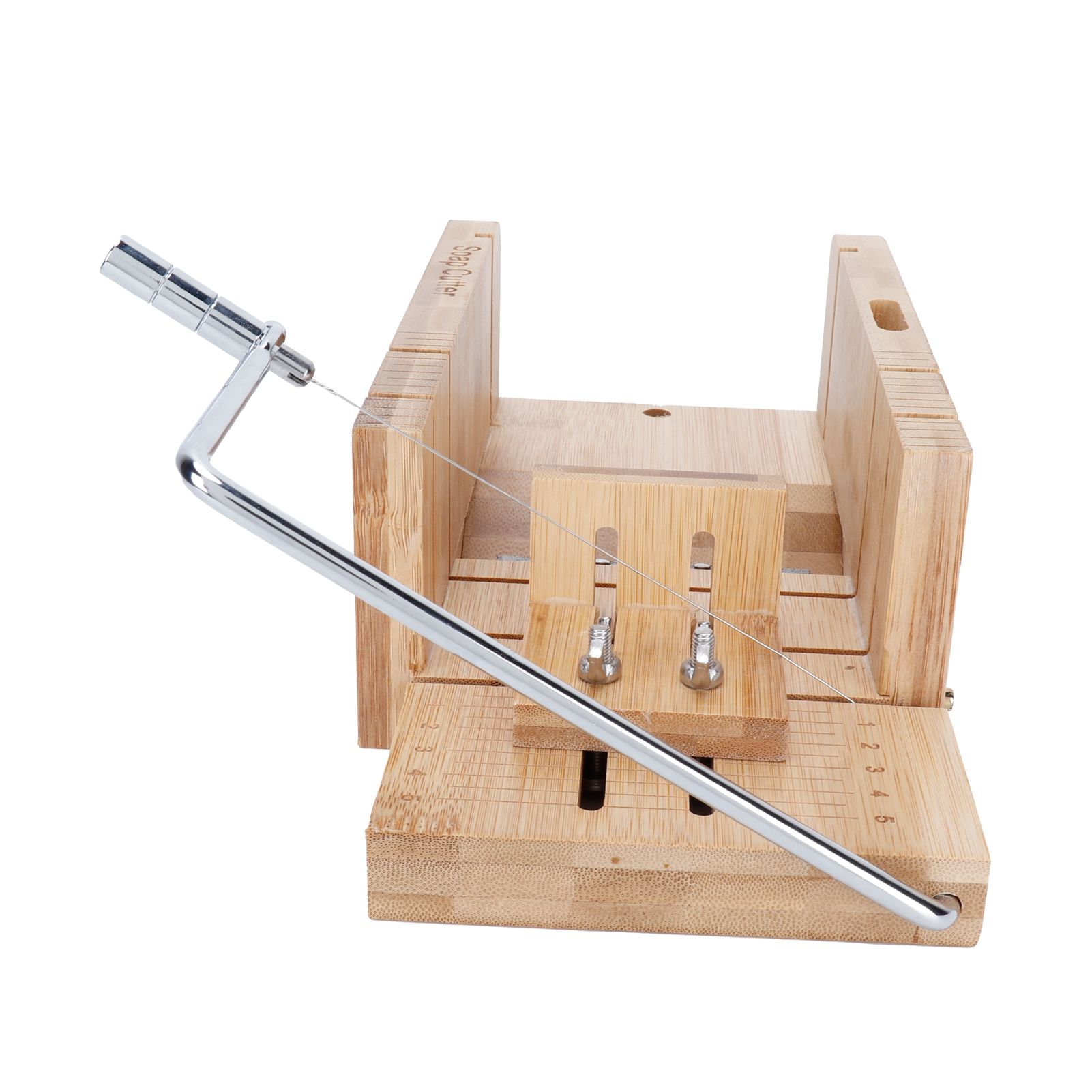Practical Adjustable Bamboo Soap Cutter Bread Cutter Mold DIY Soap Cutting Tool view 7