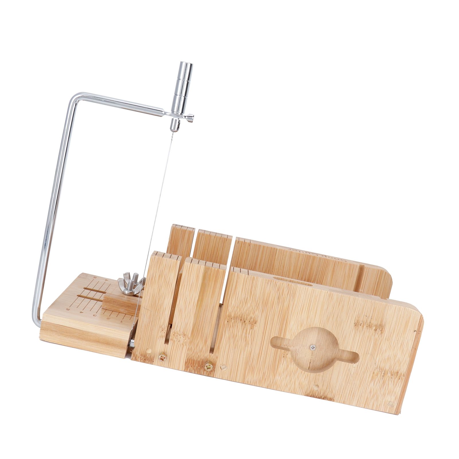 Practical Adjustable Bamboo Soap Cutter Bread Cutter Mold DIY Soap Cutting Tool view 10