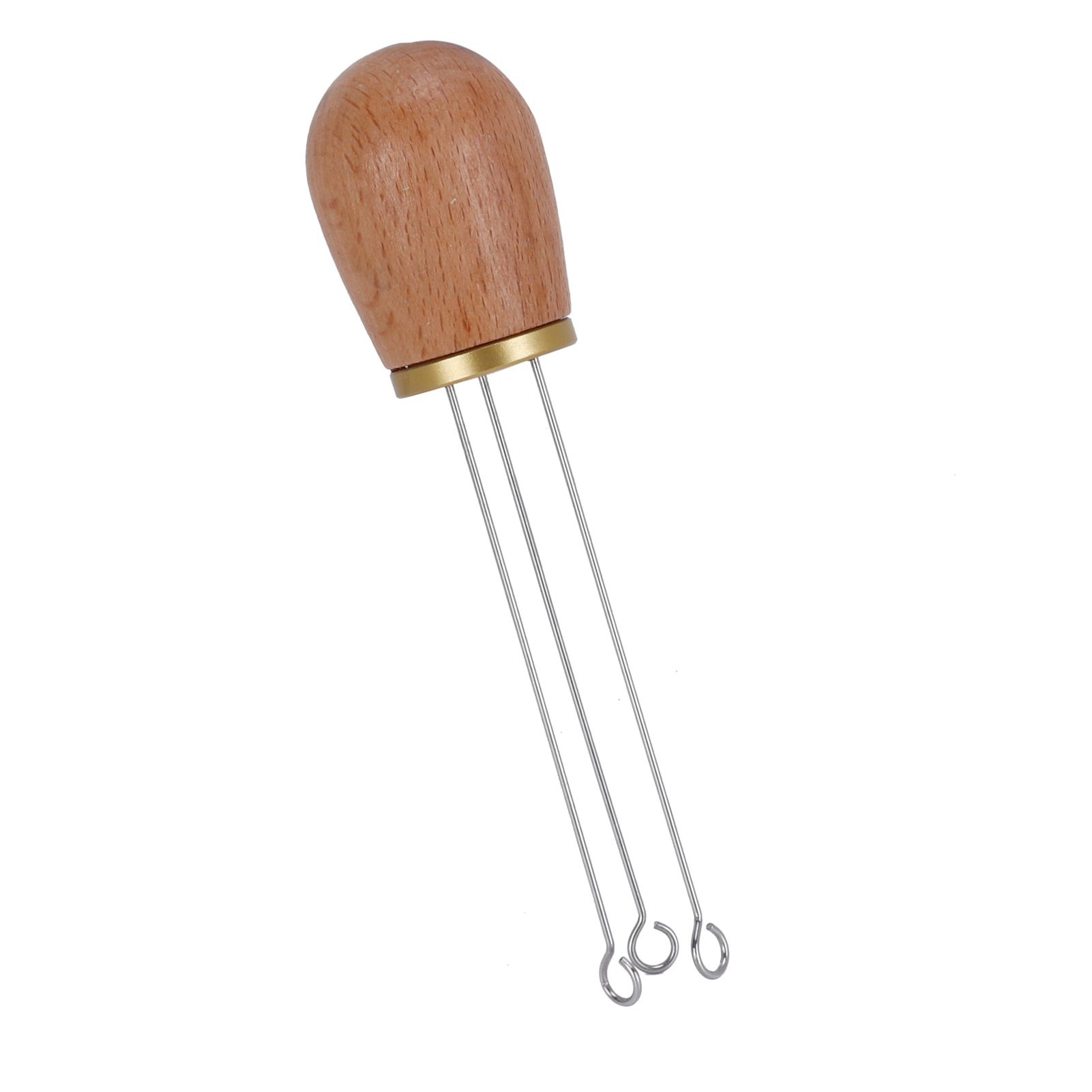 Needle Type Coffee Wooden Powder Dispenser Coffee Stirrer with Handle for view 5