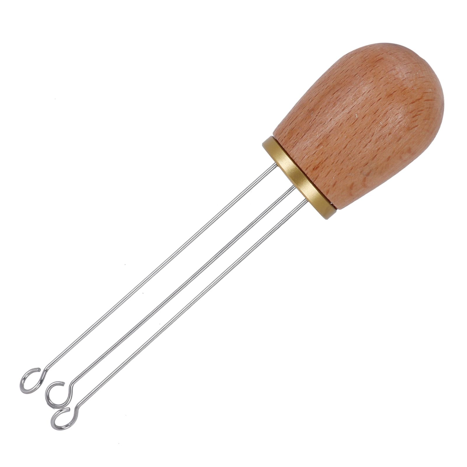 Needle Type Coffee Wooden Powder Dispenser Coffee Stirrer with Handle for view 6