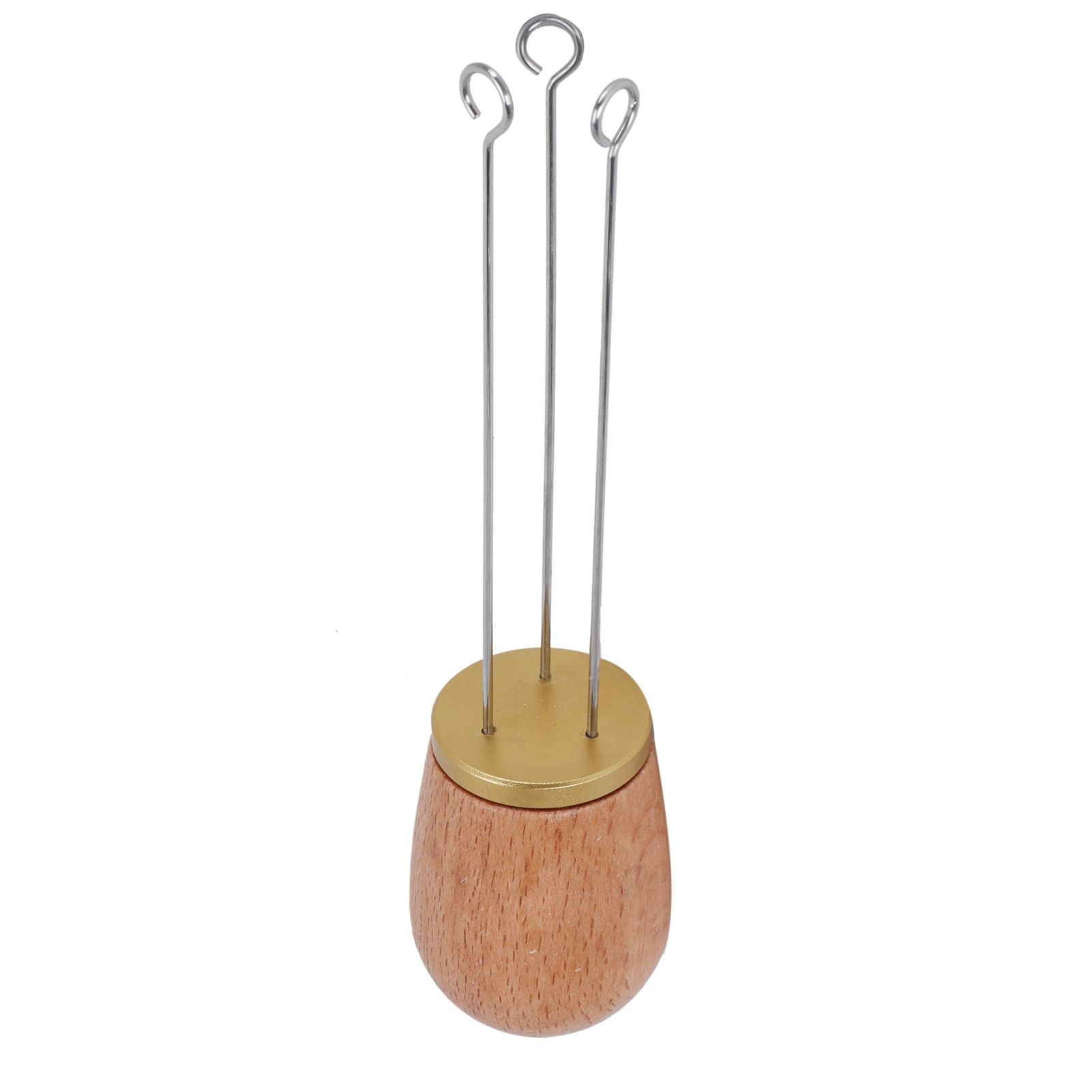 Needle Type Coffee Wooden Powder Dispenser Coffee Stirrer with Handle for view 7