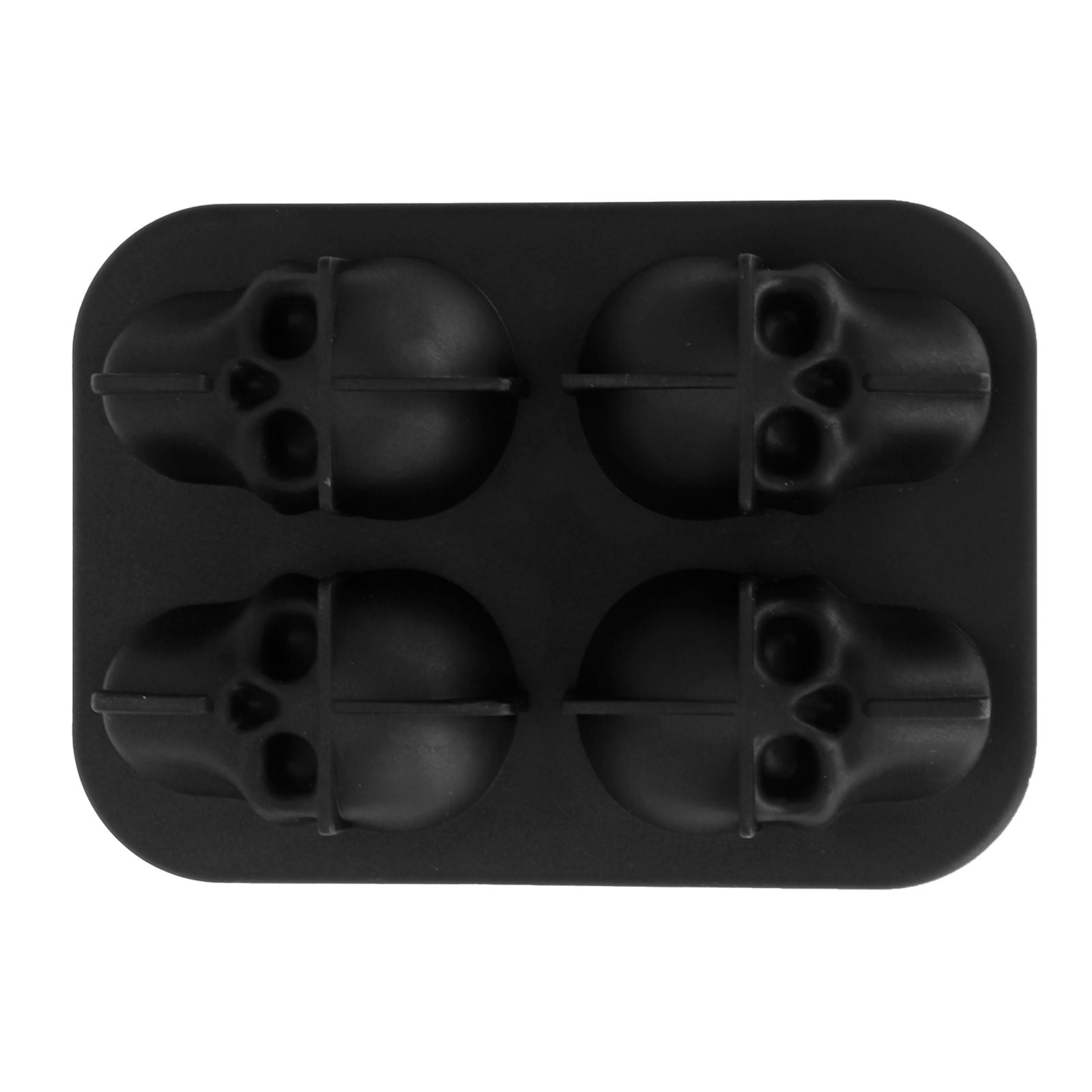 Distinctive Skull Shape Ice Mold Silicone Irregular Ice Cubes Tray for Home view 3