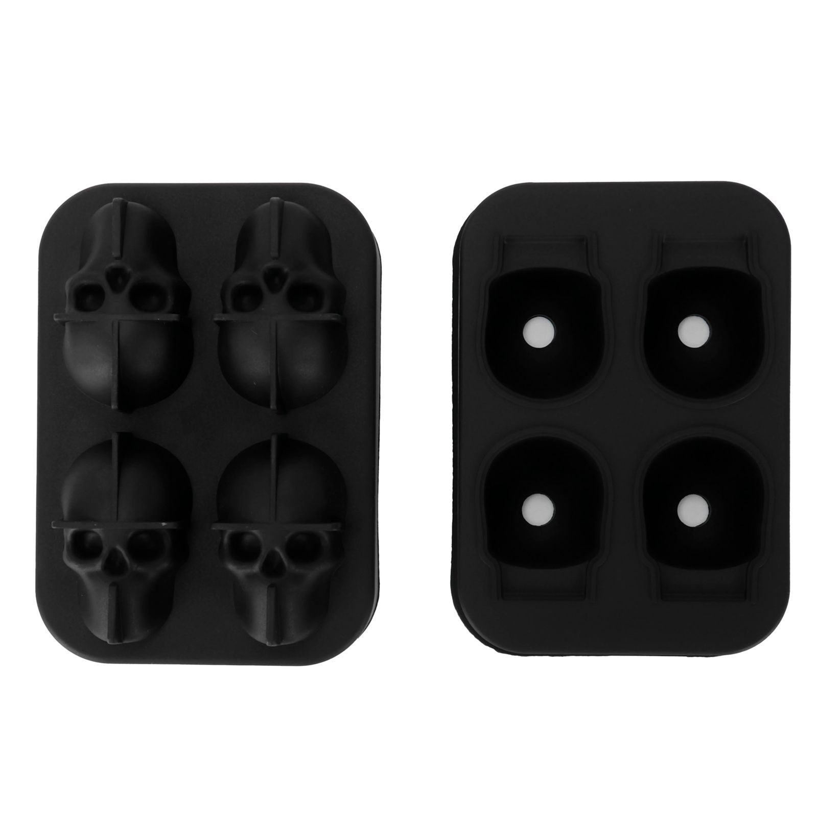 Distinctive Skull Shape Ice Mold Silicone Irregular Ice Cubes Tray for Home view 10