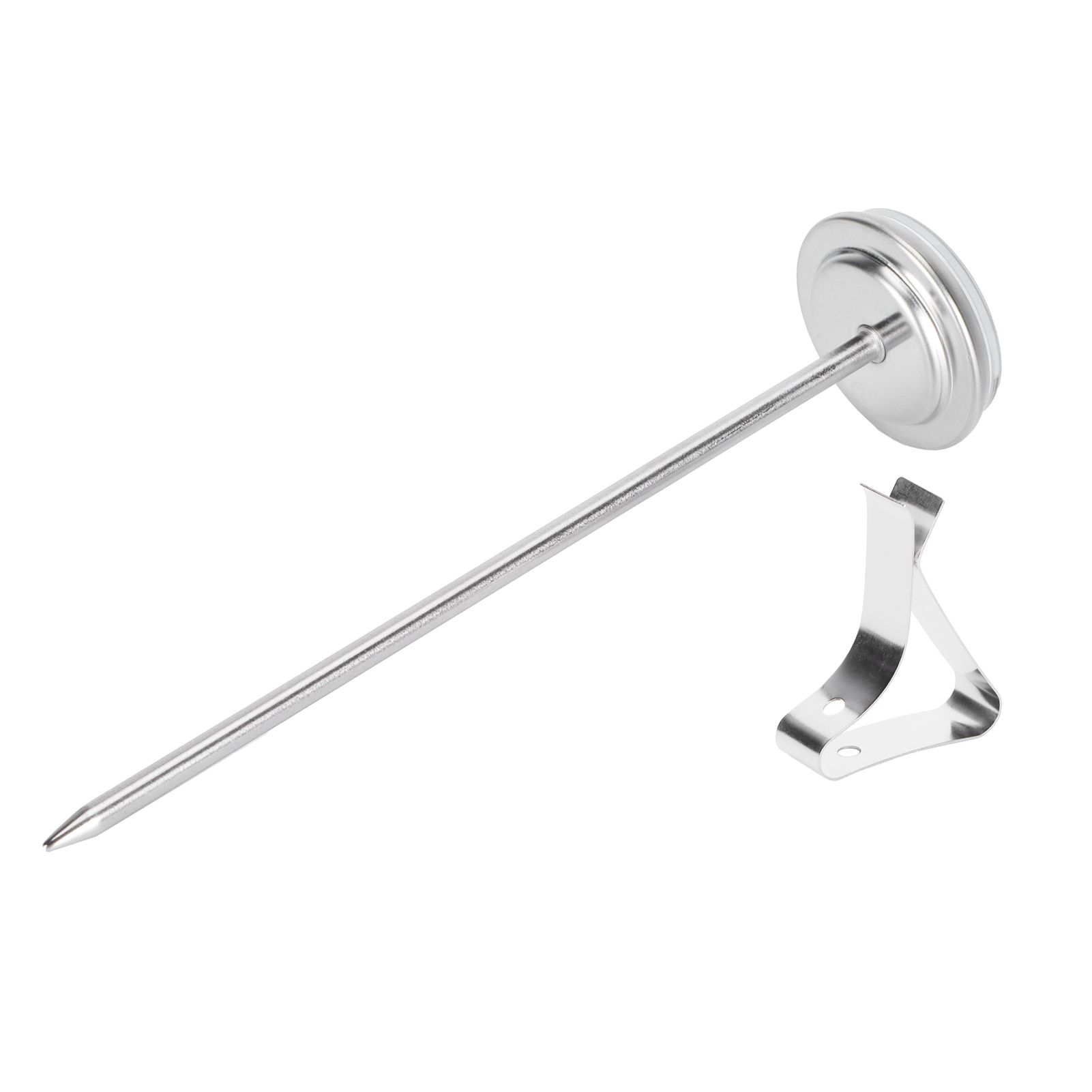 Coffee Thermometer Milk Frothing Dial Pointer Temperature Meter with Hook