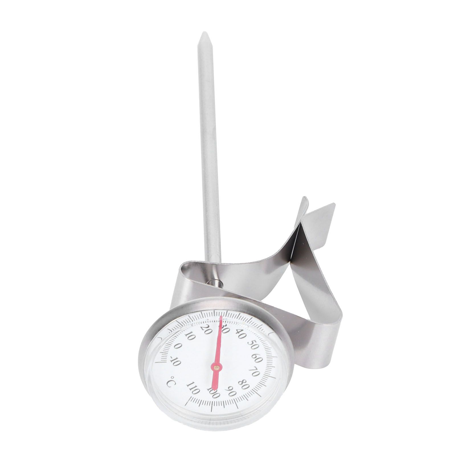 Coffee Thermometer Milk Frothing Dial Pointer Temperature Meter with Hook view 7