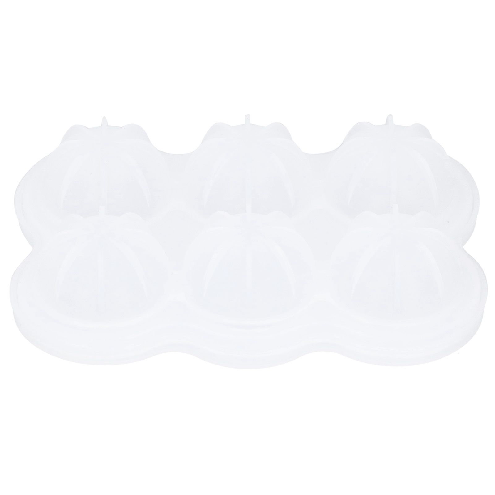 6‑Grid Silicone Ice Ball Mold with Leaking Hole Round Ice Tray for Kitchen view 2