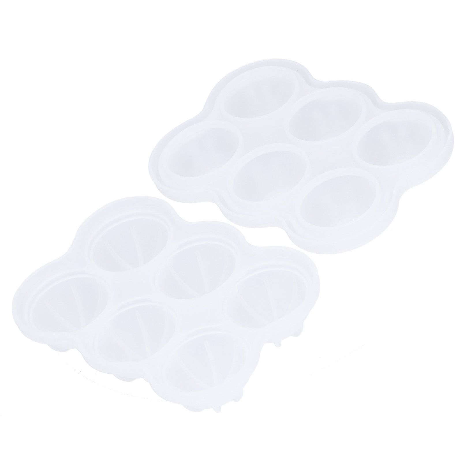 6‑Grid Silicone Ice Ball Mold with Leaking Hole Round Ice Tray for Kitchen view 4