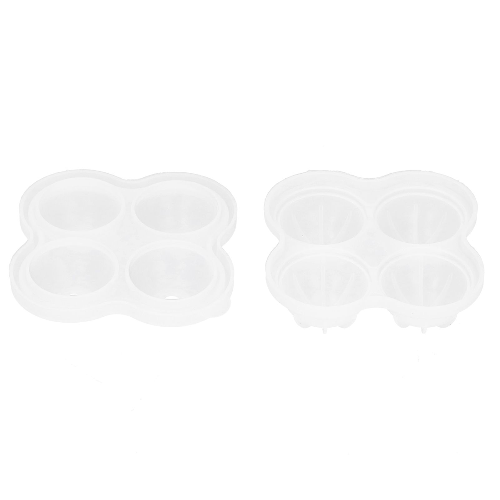 4‑Grid Round Shape Mold Food Grade Silicone Ice Cream Mould for Kitchen Utensils view 15