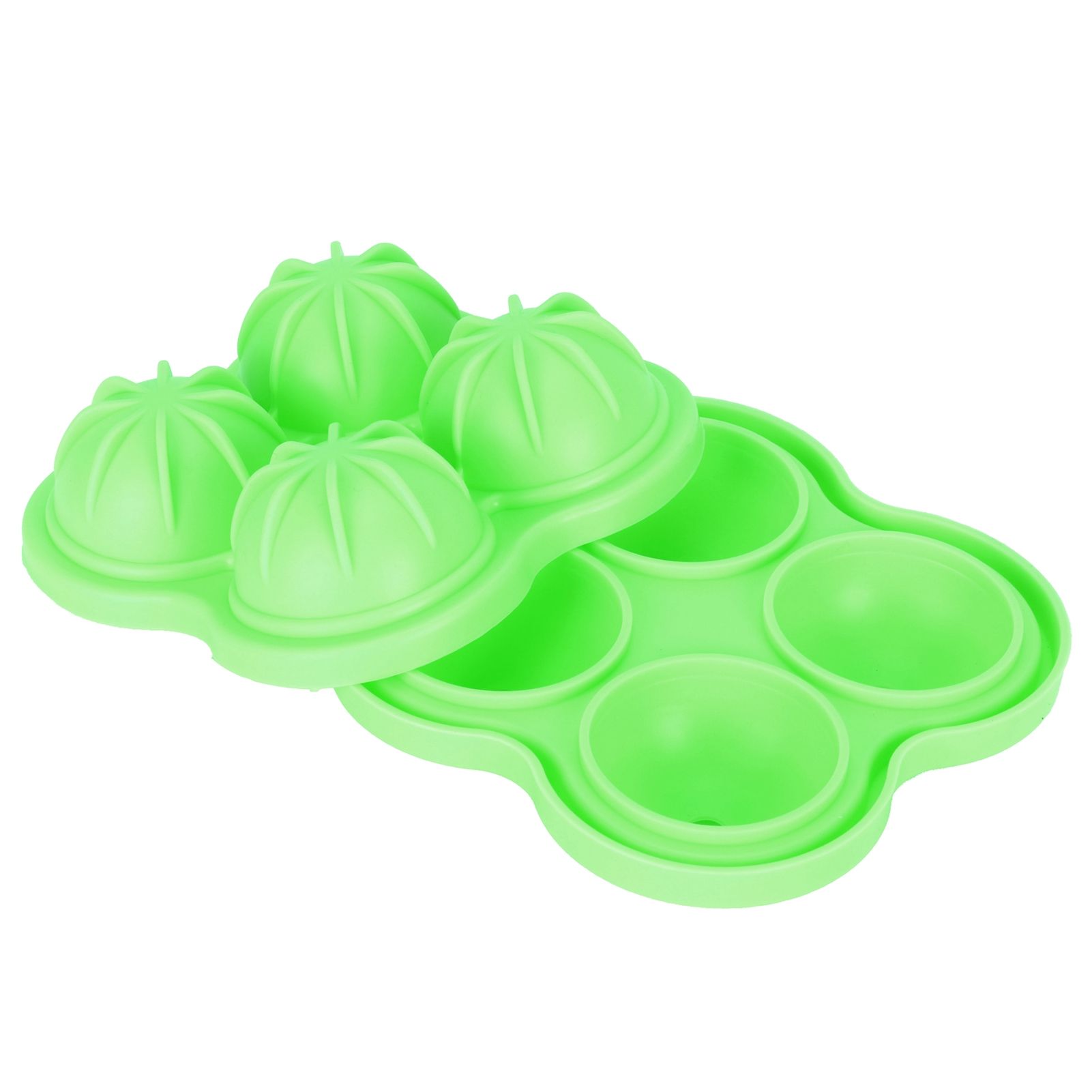4 Hole Ice Cubes Mold Silicone Ice Ball Maker Mould Tray for Home Kitchen view 4