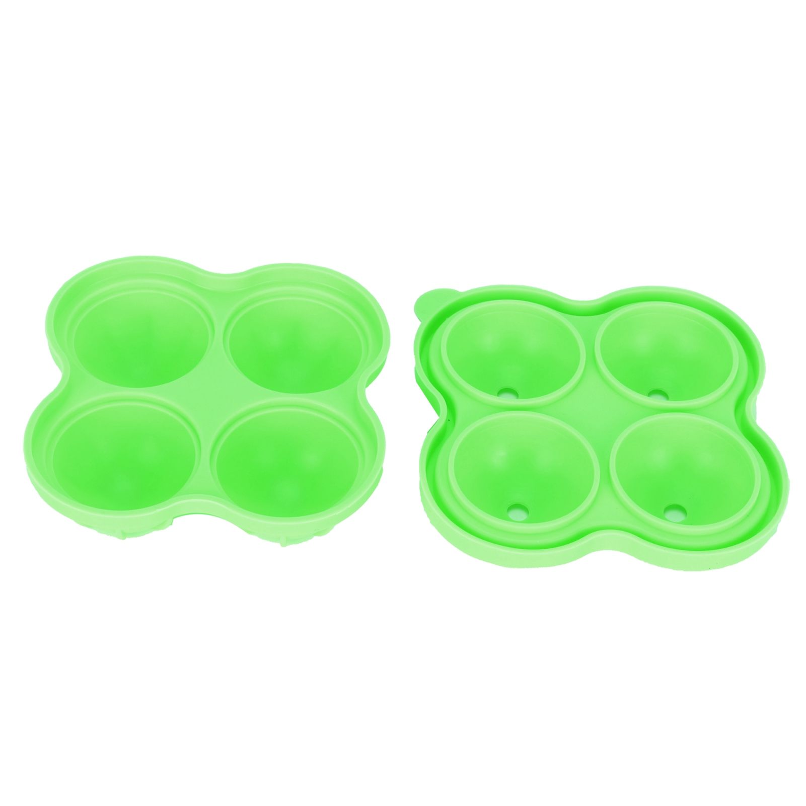 4 Hole Ice Cubes Mold Silicone Ice Ball Maker Mould Tray for Home Kitchen view 8