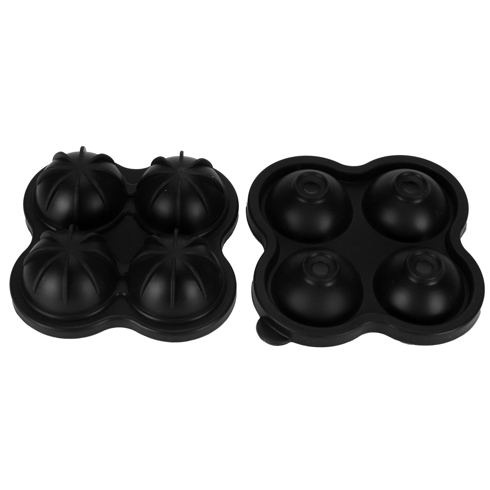 4 Hole Ice Cubes Mold Silicone Ice Ball Maker Mould Tray for Home Kitchen view 3