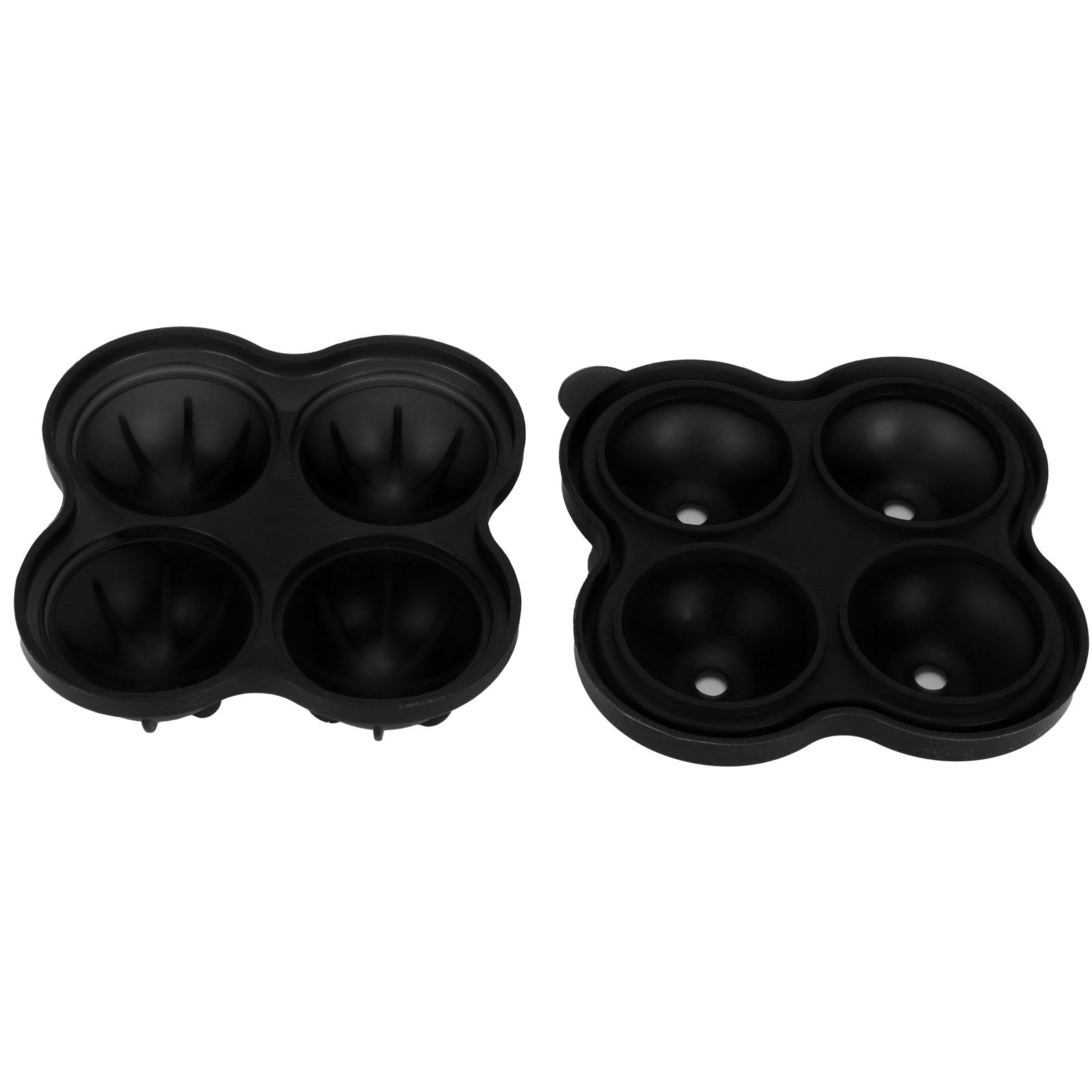4 Hole Ice Cubes Mold Silicone Ice Ball Maker Mould Tray for Home Kitchen view 4