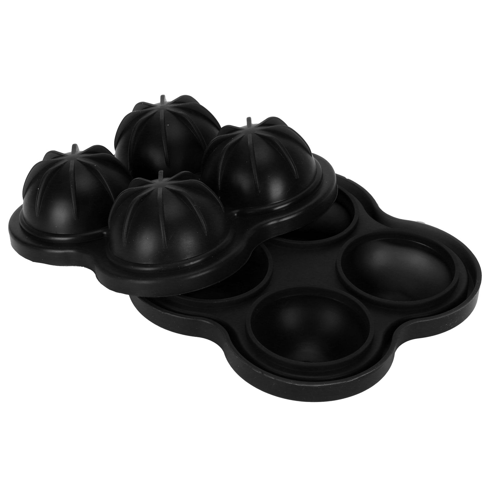 4 Hole Ice Cubes Mold Silicone Ice Ball Maker Mould Tray for Home Kitchen view 7