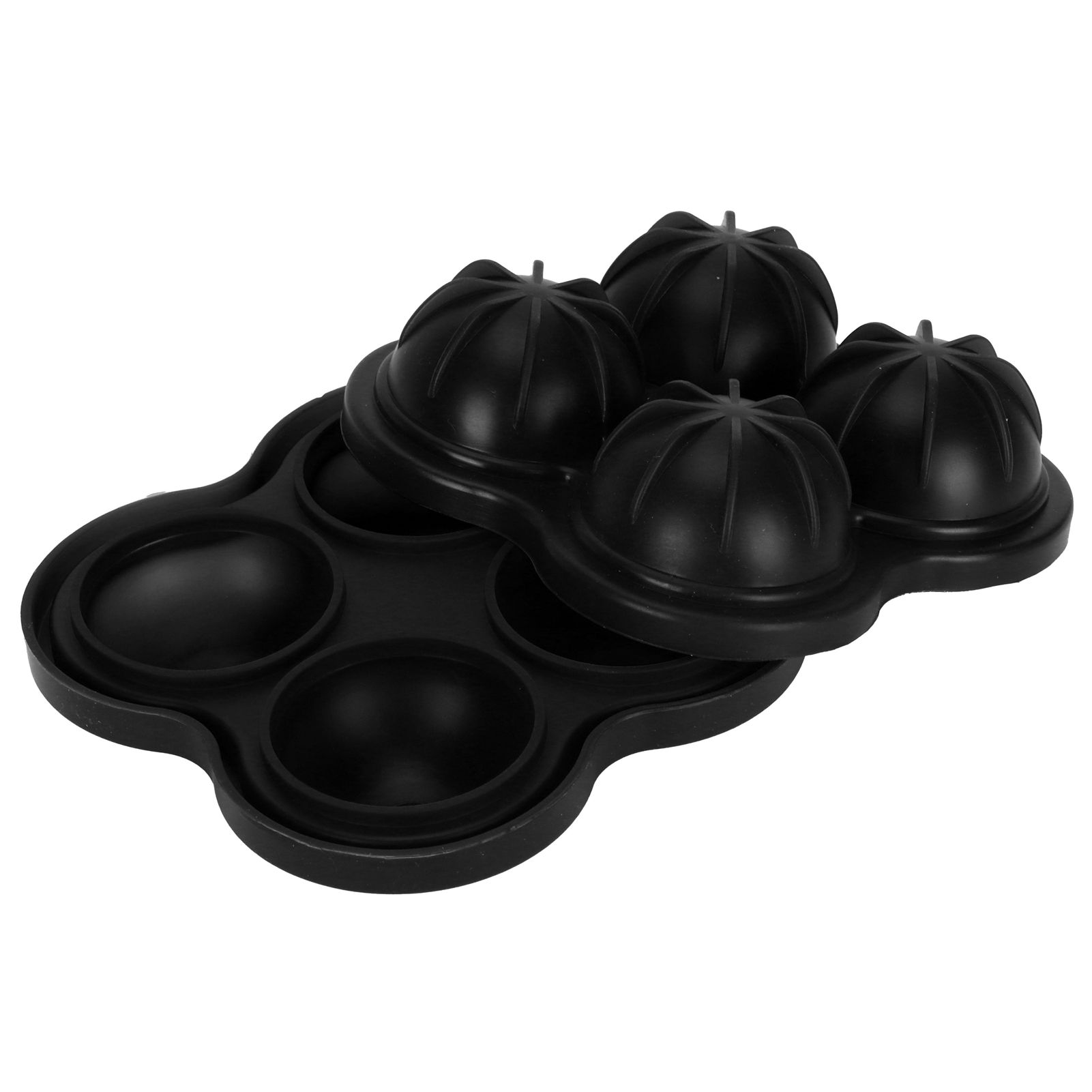 4 Hole Ice Cubes Mold Silicone Ice Ball Maker Mould Tray for Home Kitchen view 9