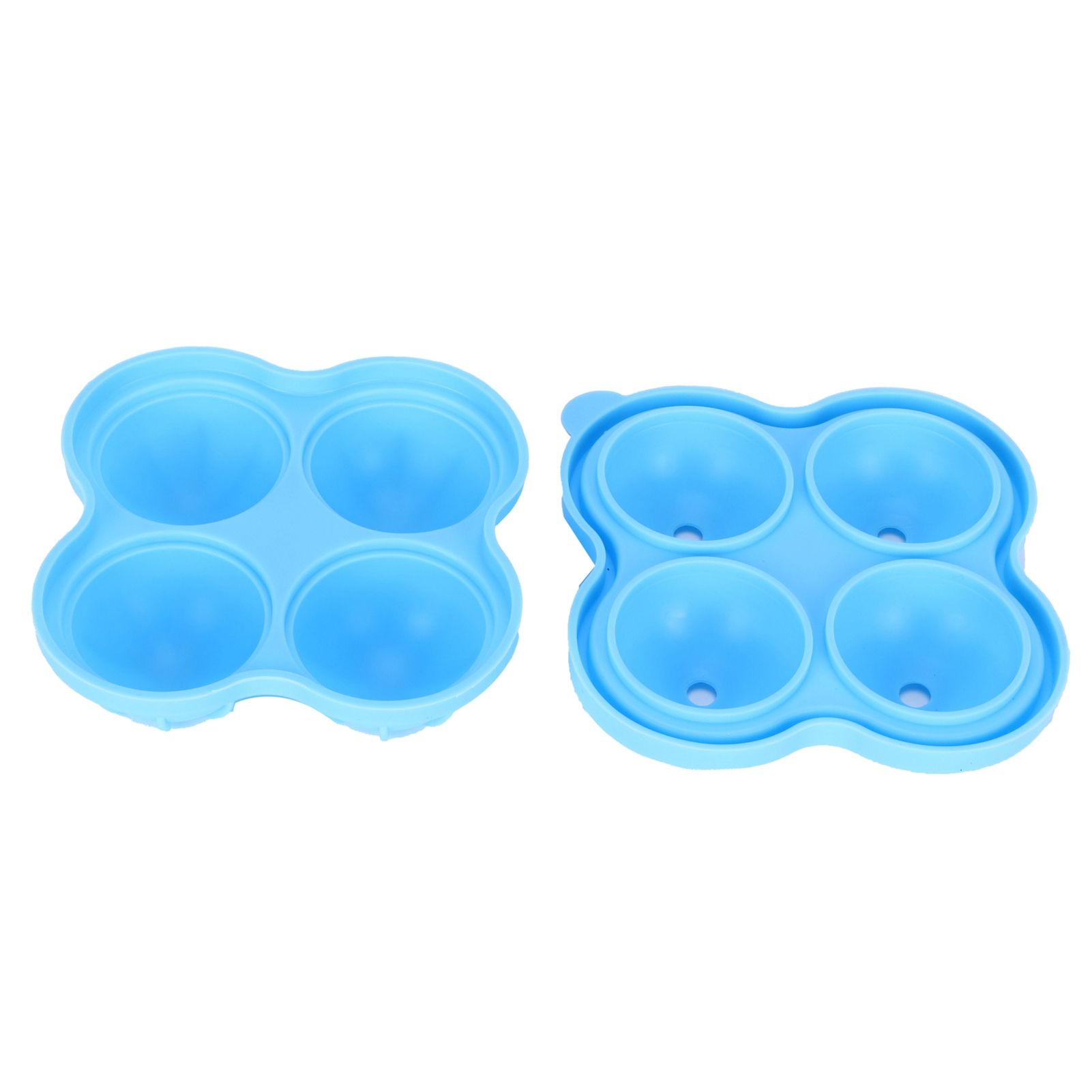 4 Hole Ice Cubes Mold Silicone Ice Ball Maker Mould Tray for Home Kitchen view 3