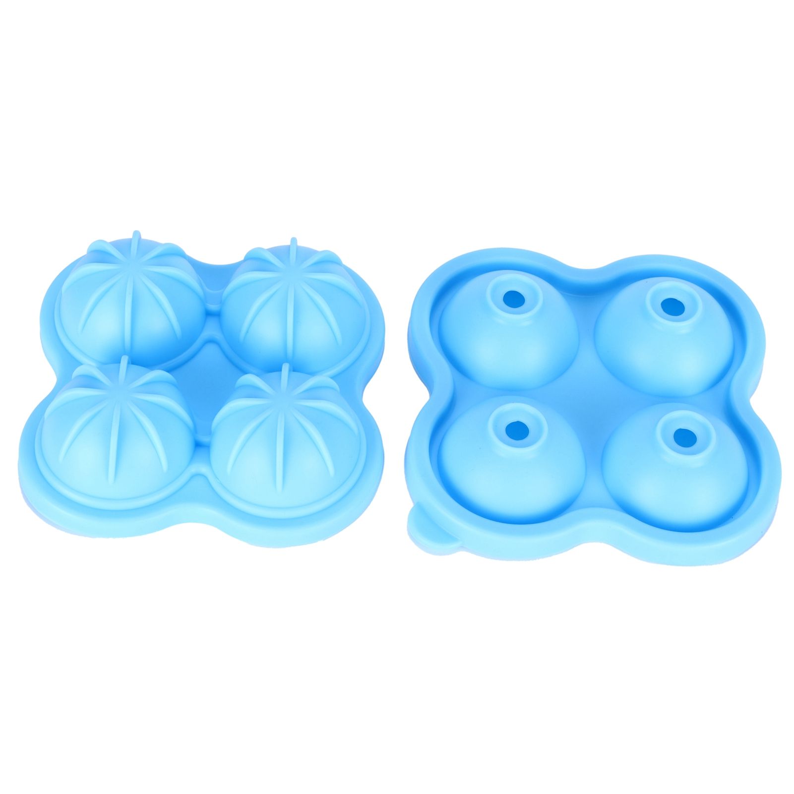 4 Hole Ice Cubes Mold Silicone Ice Ball Maker Mould Tray for Home Kitchen view 4