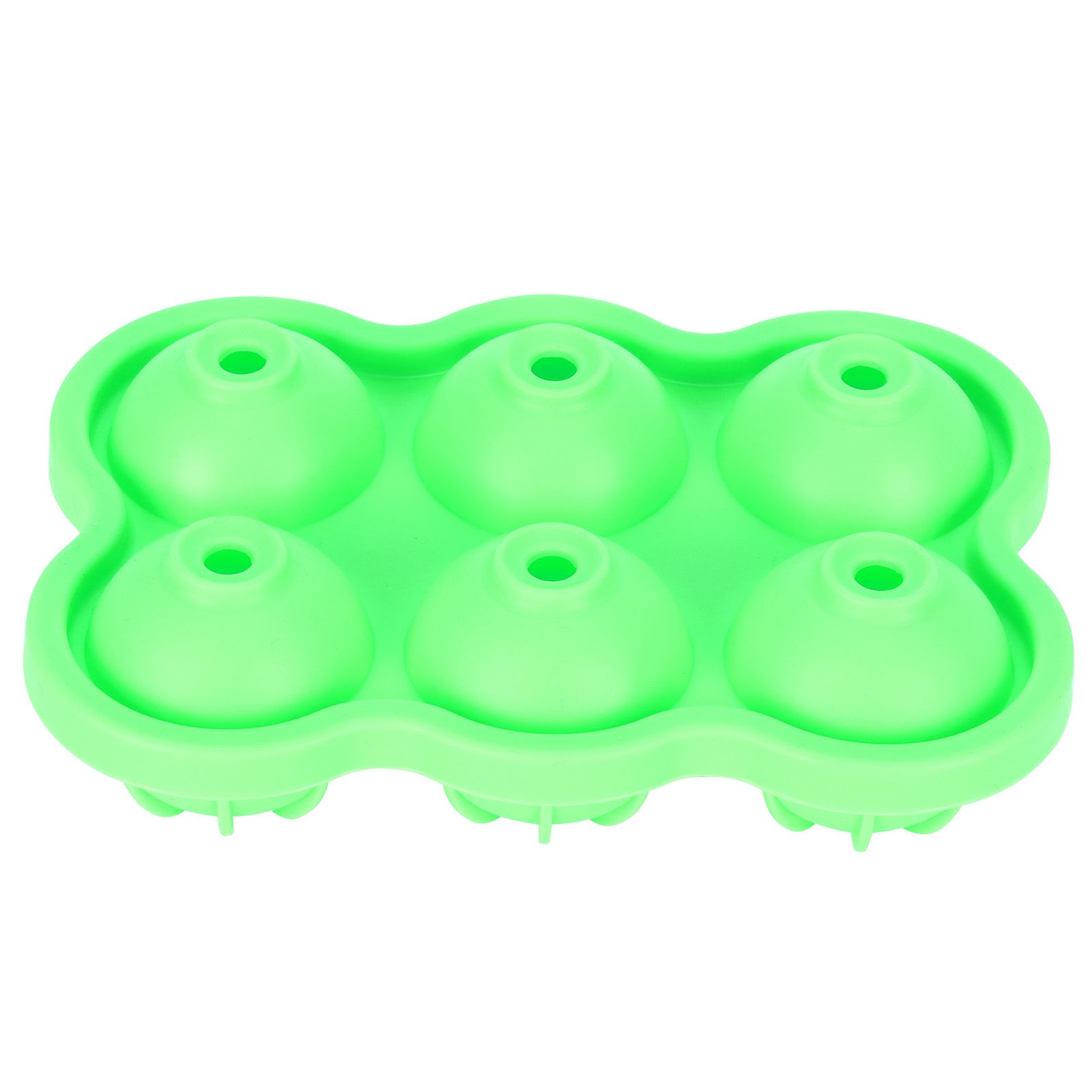 6-Grid Ice Ball Maker Reusable Silicone Ice Ball Mold Tray for Home Kitchen view 8