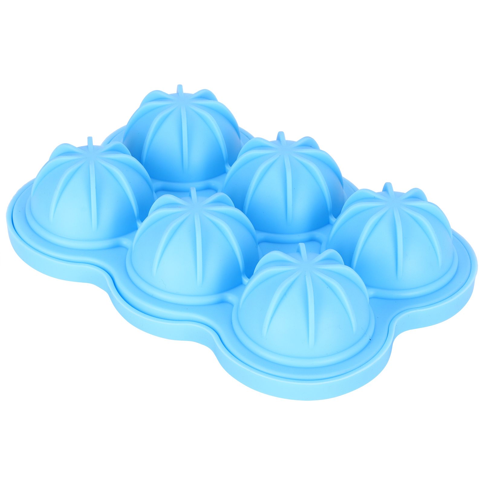 6-Grid Ice Ball Maker Reusable Silicone Ice Ball Mold Tray for Home Kitchen view 2