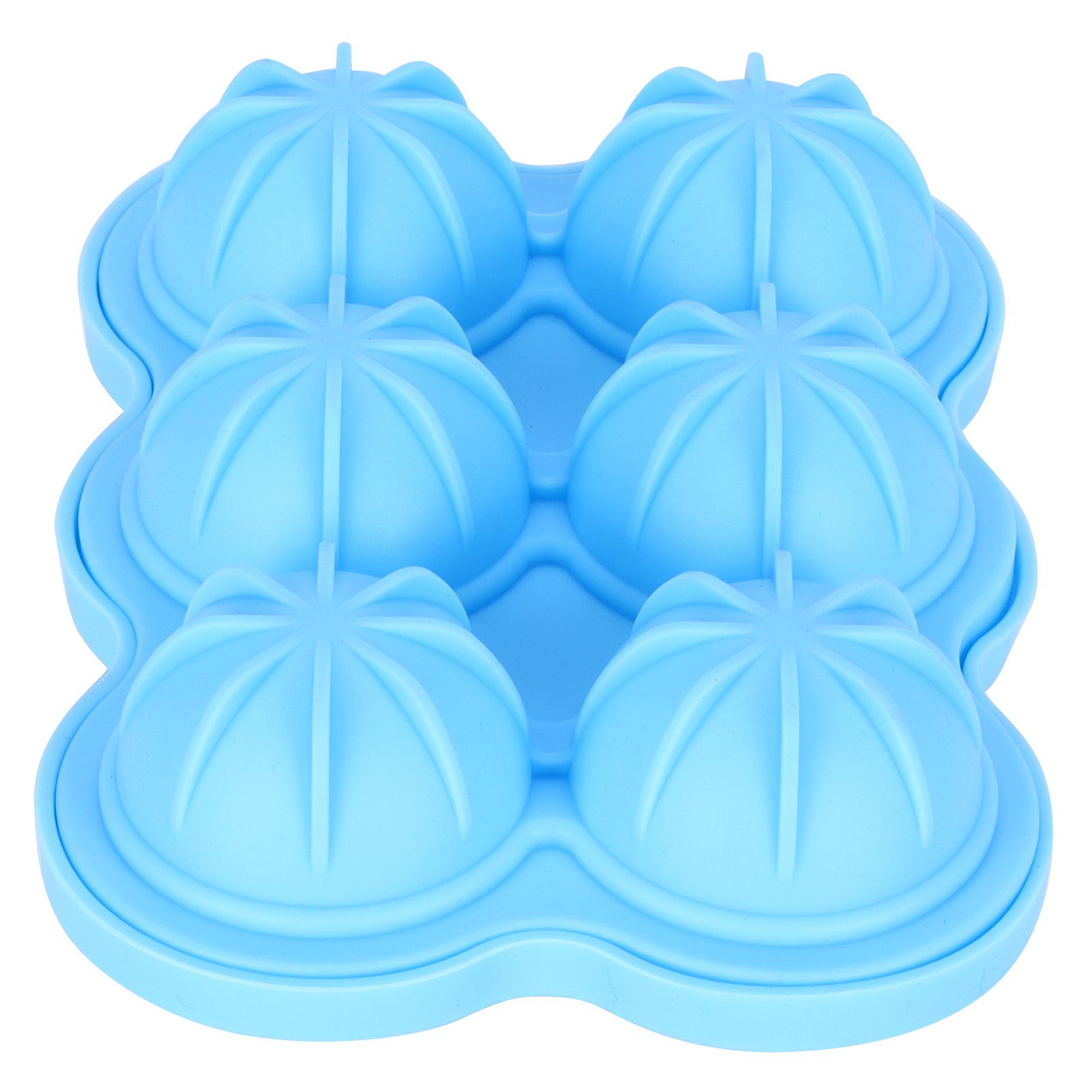 6-Grid Ice Ball Maker Reusable Silicone Ice Ball Mold Tray for Home Kitchen view 4
