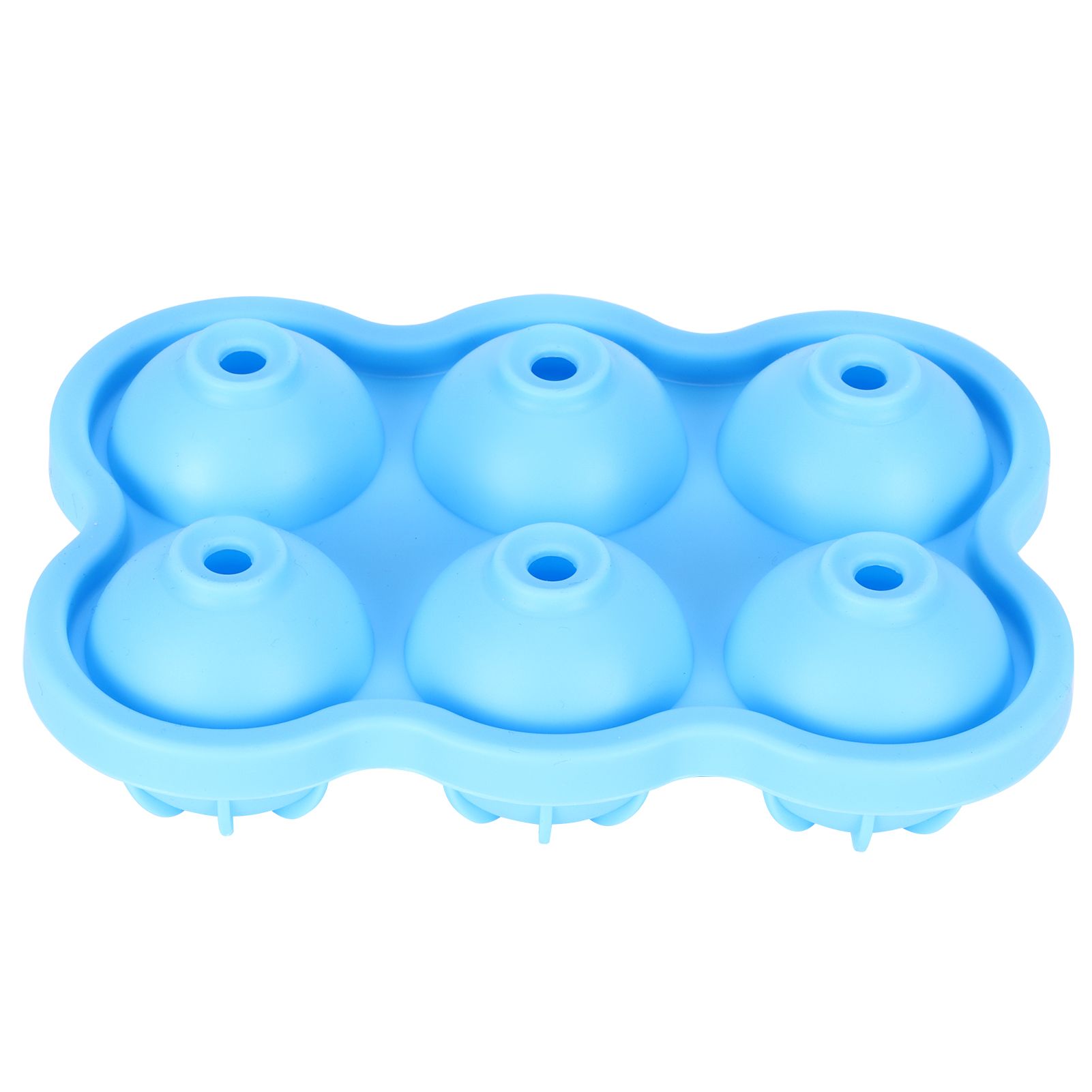 6-Grid Ice Ball Maker Reusable Silicone Ice Ball Mold Tray for Home Kitchen view 8