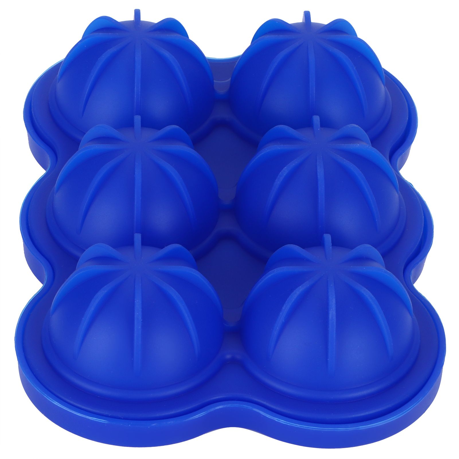 6-Grid Ice Ball Maker Reusable Silicone Ice Ball Mold Tray for Home Kitchen view 4