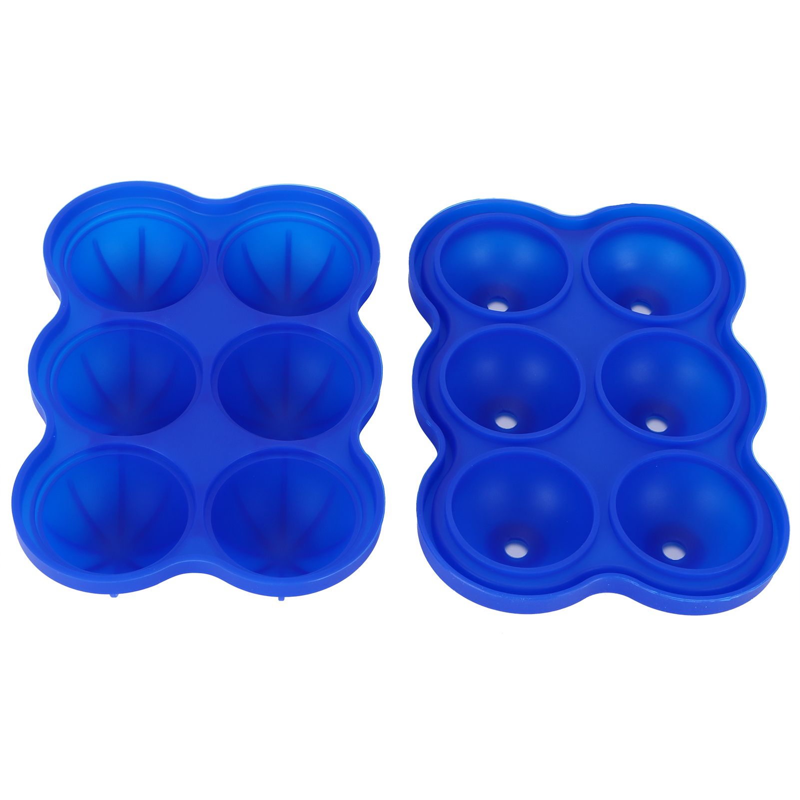 6-Grid Ice Ball Maker Reusable Silicone Ice Ball Mold Tray for Home Kitchen view 5