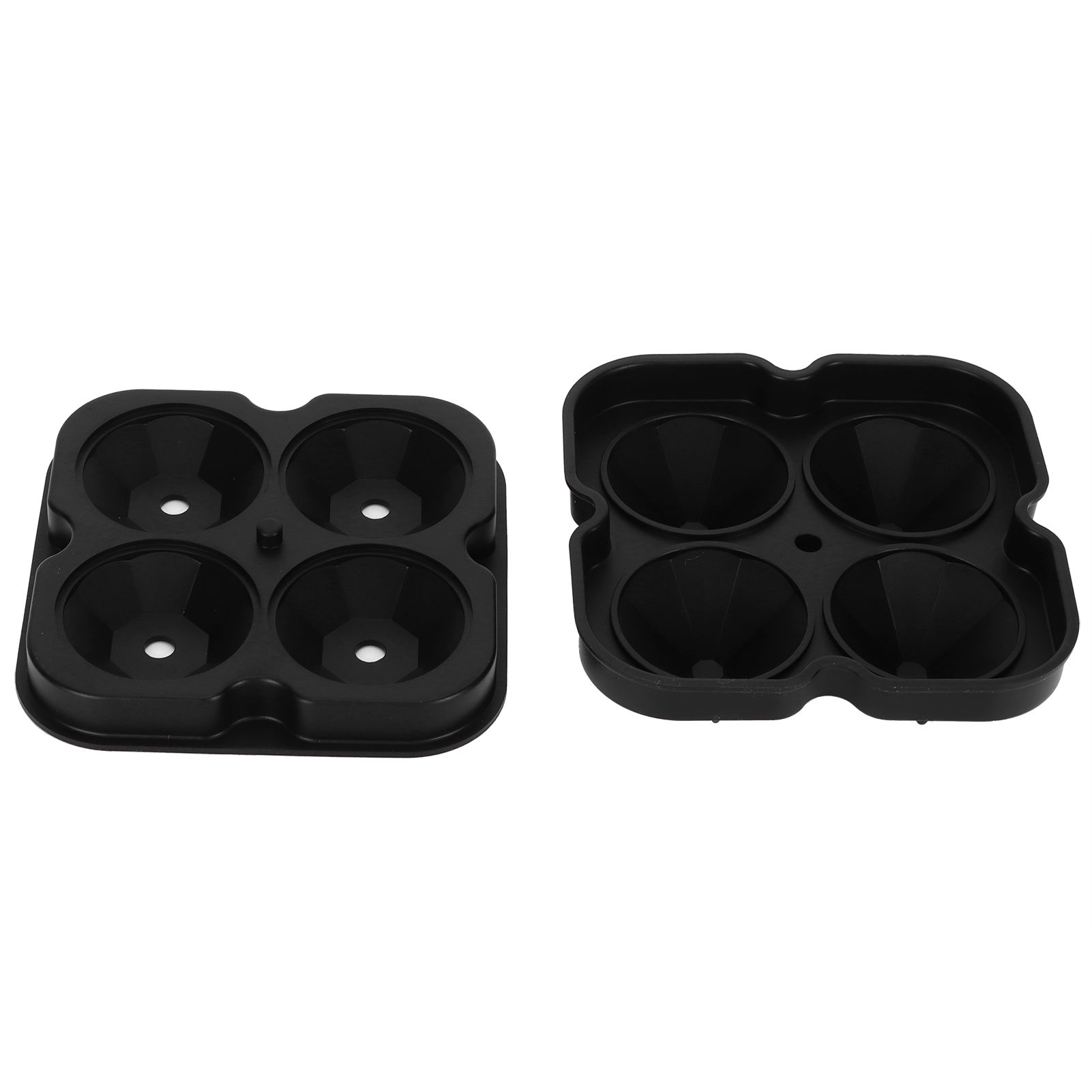 4Grid Ice Mold Reusable DiamondShape Ice Cubes Maker Tray Home Kitchen view 2