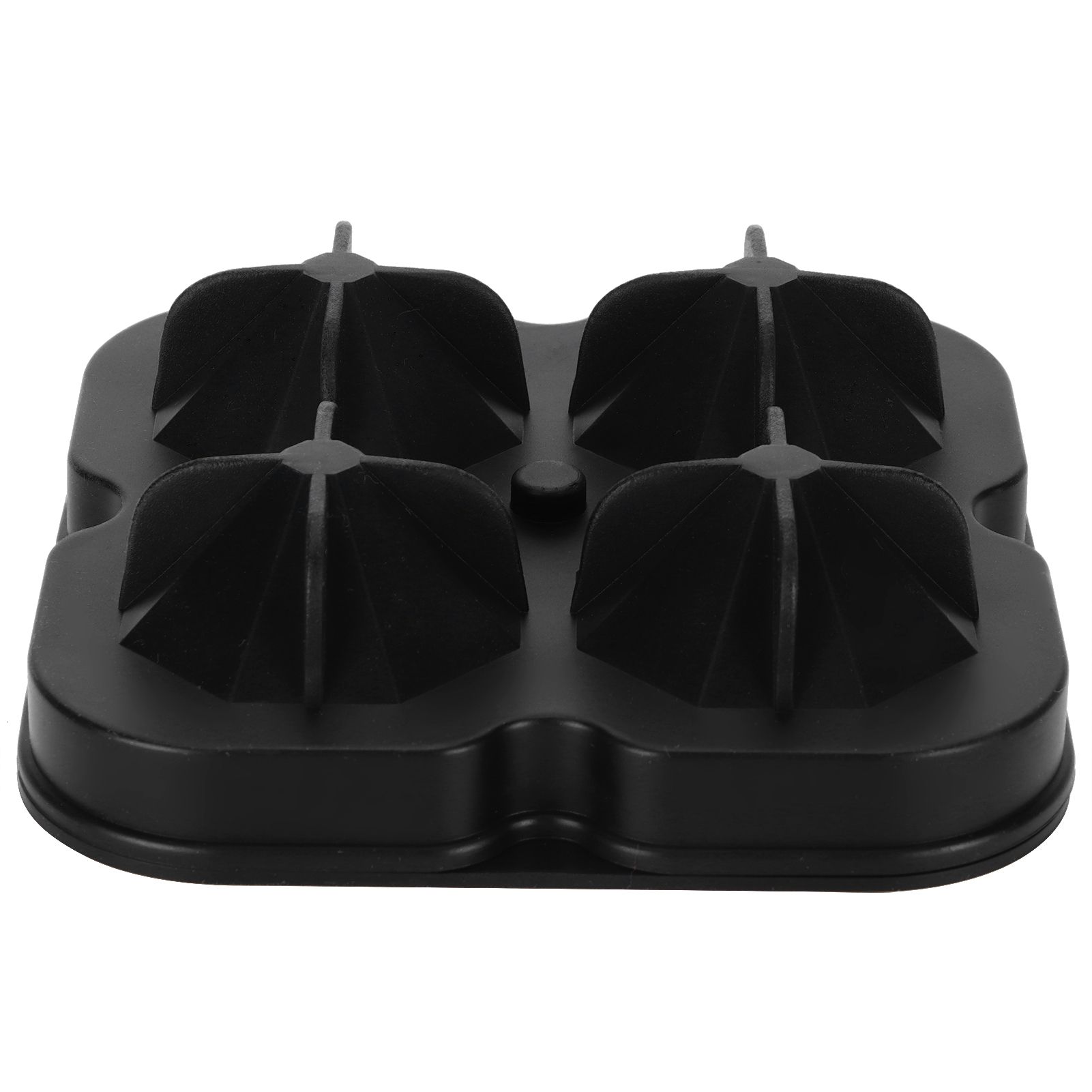 4Grid Ice Mold Reusable DiamondShape Ice Cubes Maker Tray Home Kitchen view 4