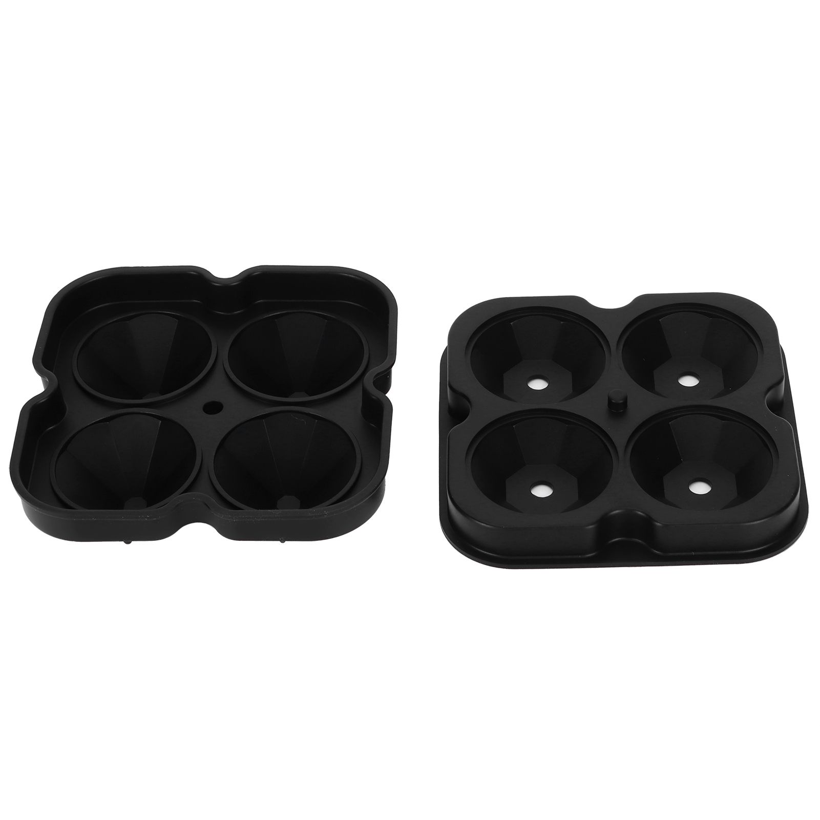 4Grid Ice Mold Reusable DiamondShape Ice Cubes Maker Tray Home Kitchen view 10