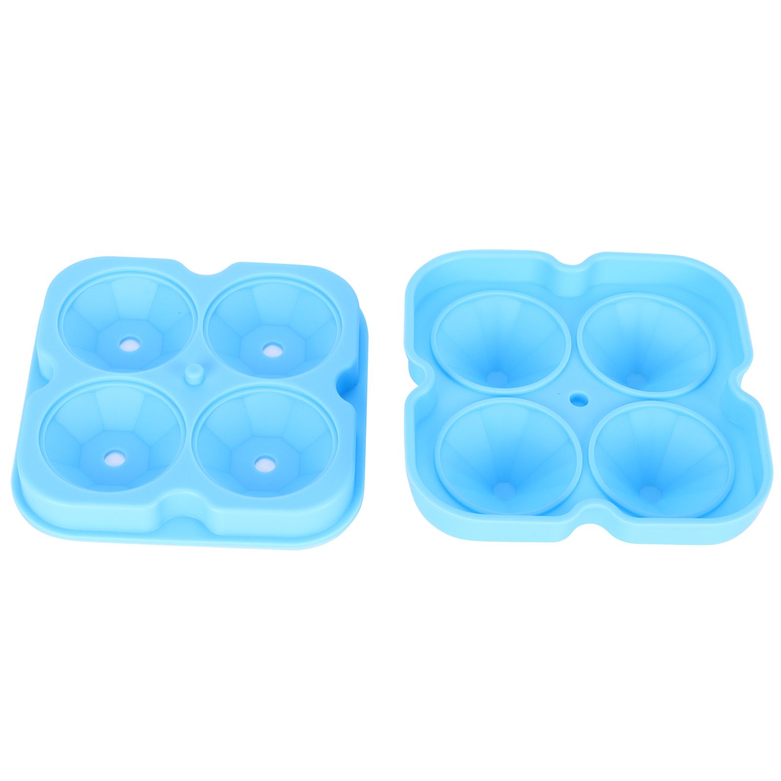 4Grid Ice Mold Reusable DiamondShape Ice Cubes Maker Tray Home Kitchen view 2