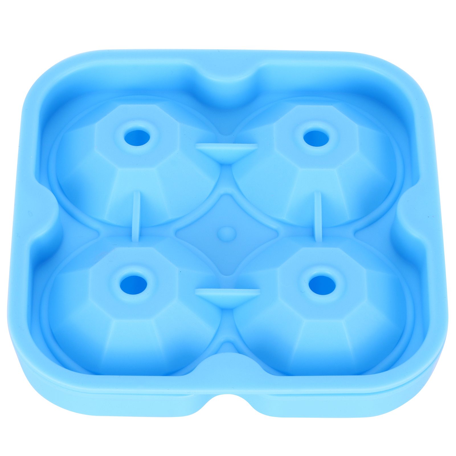 4Grid Ice Mold Reusable DiamondShape Ice Cubes Maker Tray Home Kitchen view 7