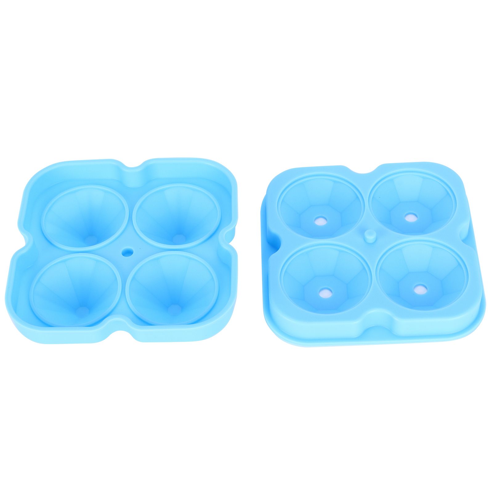 4Grid Ice Mold Reusable DiamondShape Ice Cubes Maker Tray Home Kitchen view 10