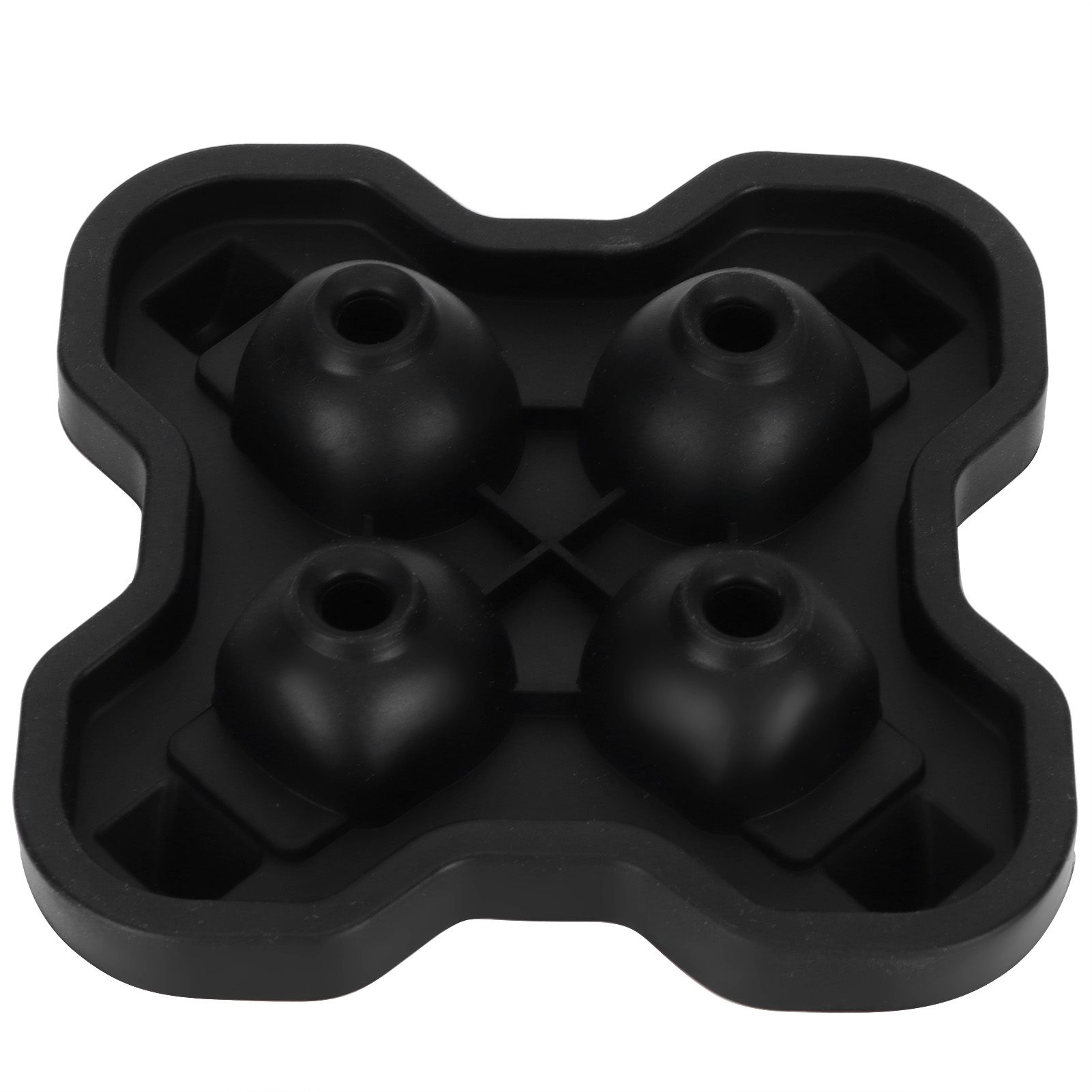 4-Grid Skull Shape Ice Tray Mold Food Grade Silicone Ice Cream Mold for view 2