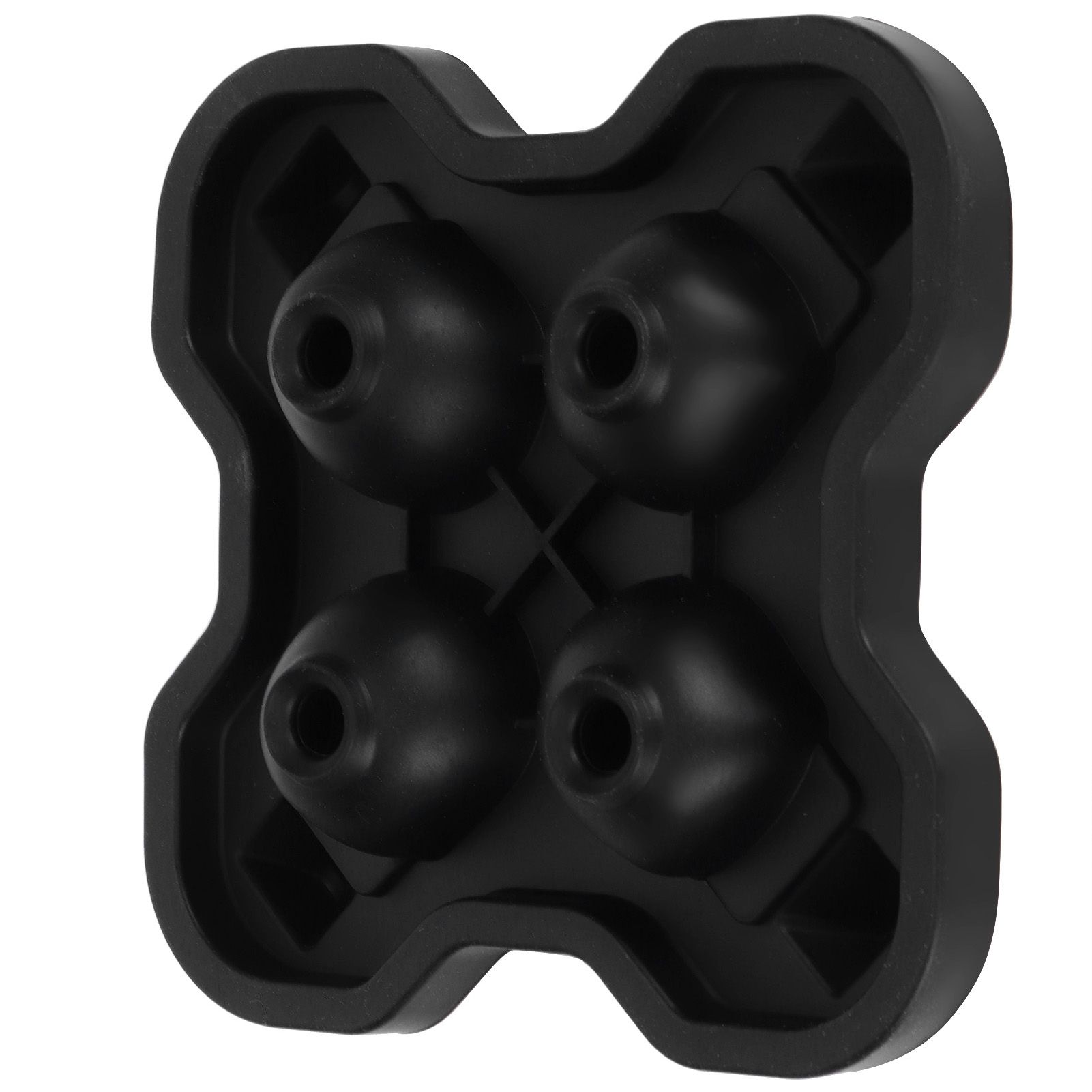 4-Grid Skull Shape Ice Tray Mold Food Grade Silicone Ice Cream Mold for view 8