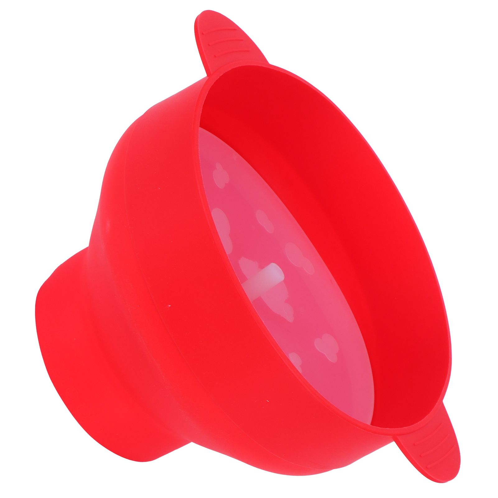 Popcorn Bucket Folding Silicone DIY Popcorn Maker Bowl with Lid Kitchen view 3