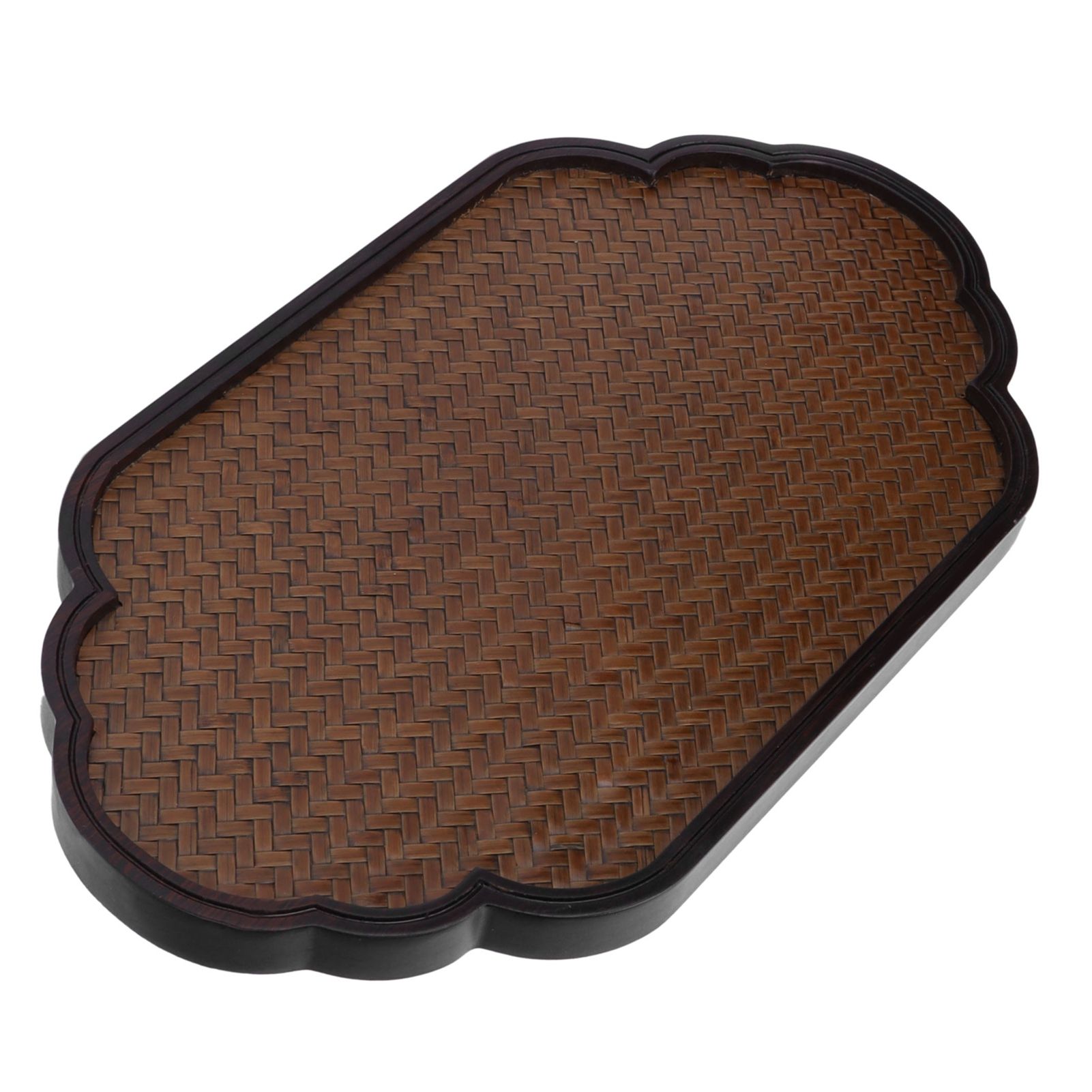 Mat Surface Bamboo Small Tea Tray Tea Plate for Teawares Teaset Saucers Tea view 5