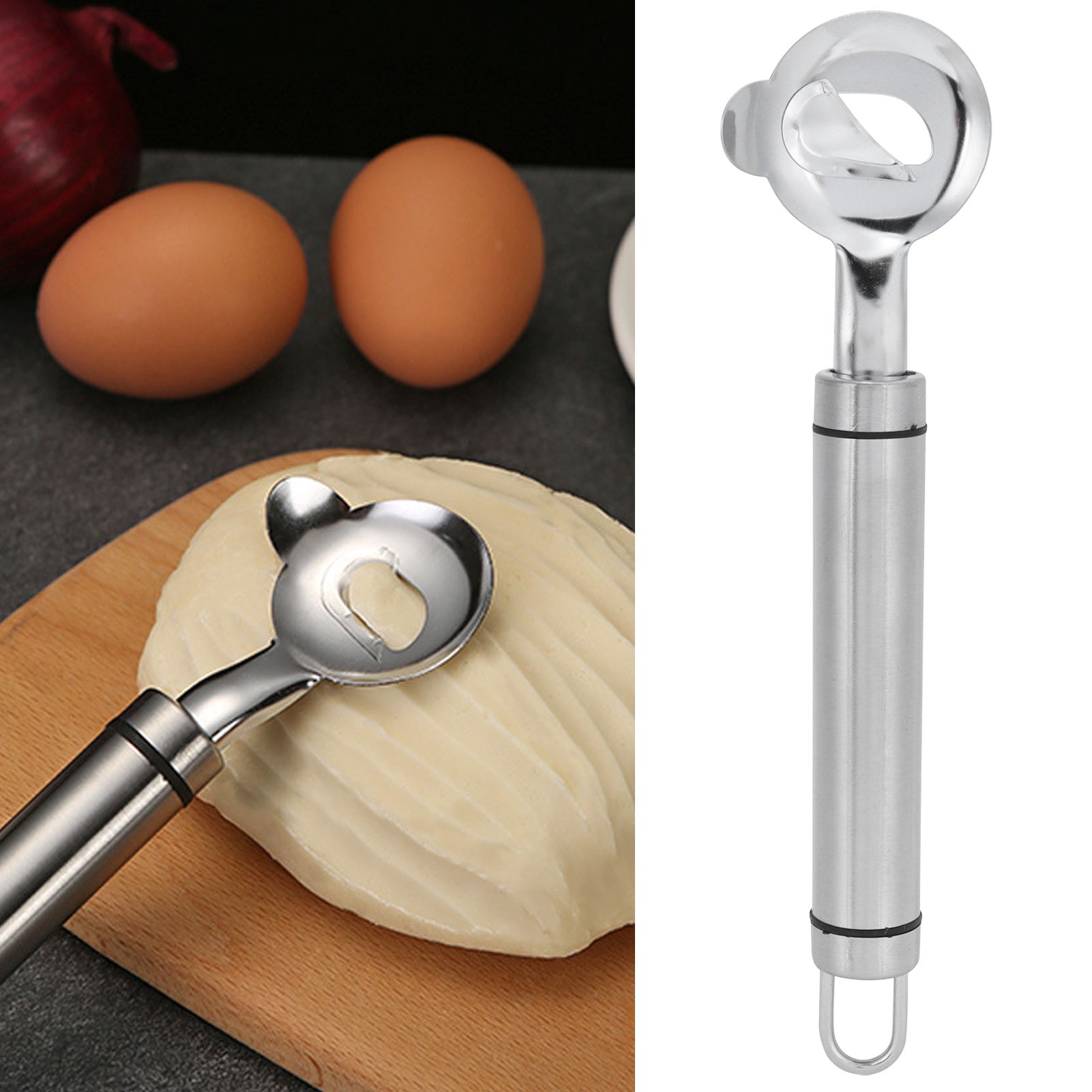 Noodle Knife Stainless Steel Manual Noodles Slicing Tool Pasta Cutter Home view 12