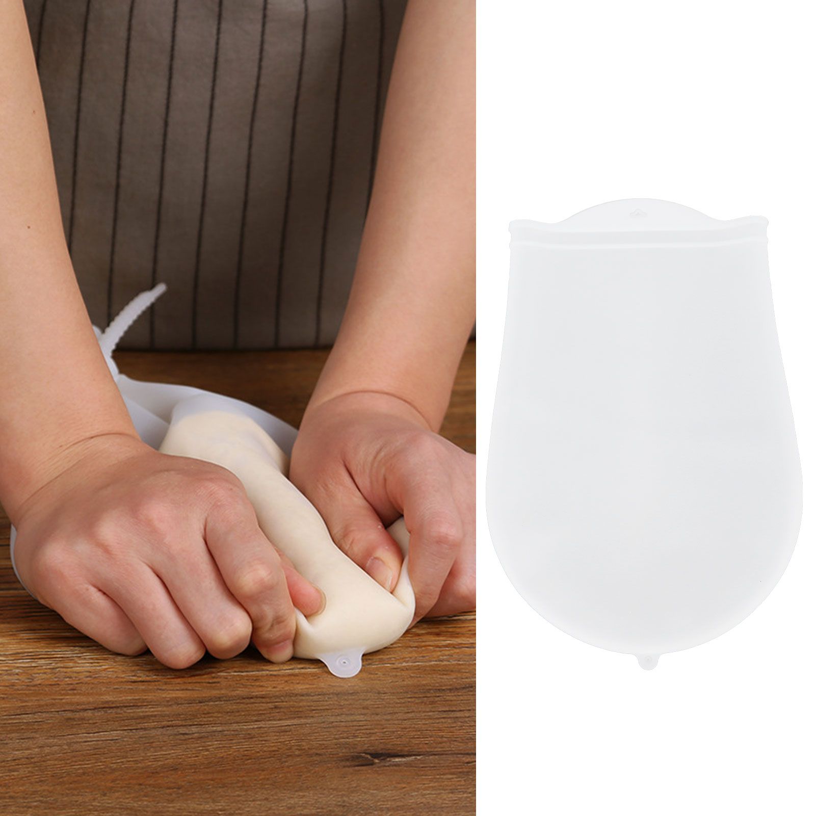 Kneading Dough Bag Thicken Silicone Dough Flour Mixer Bag for Pastry Bread MakingS view 11