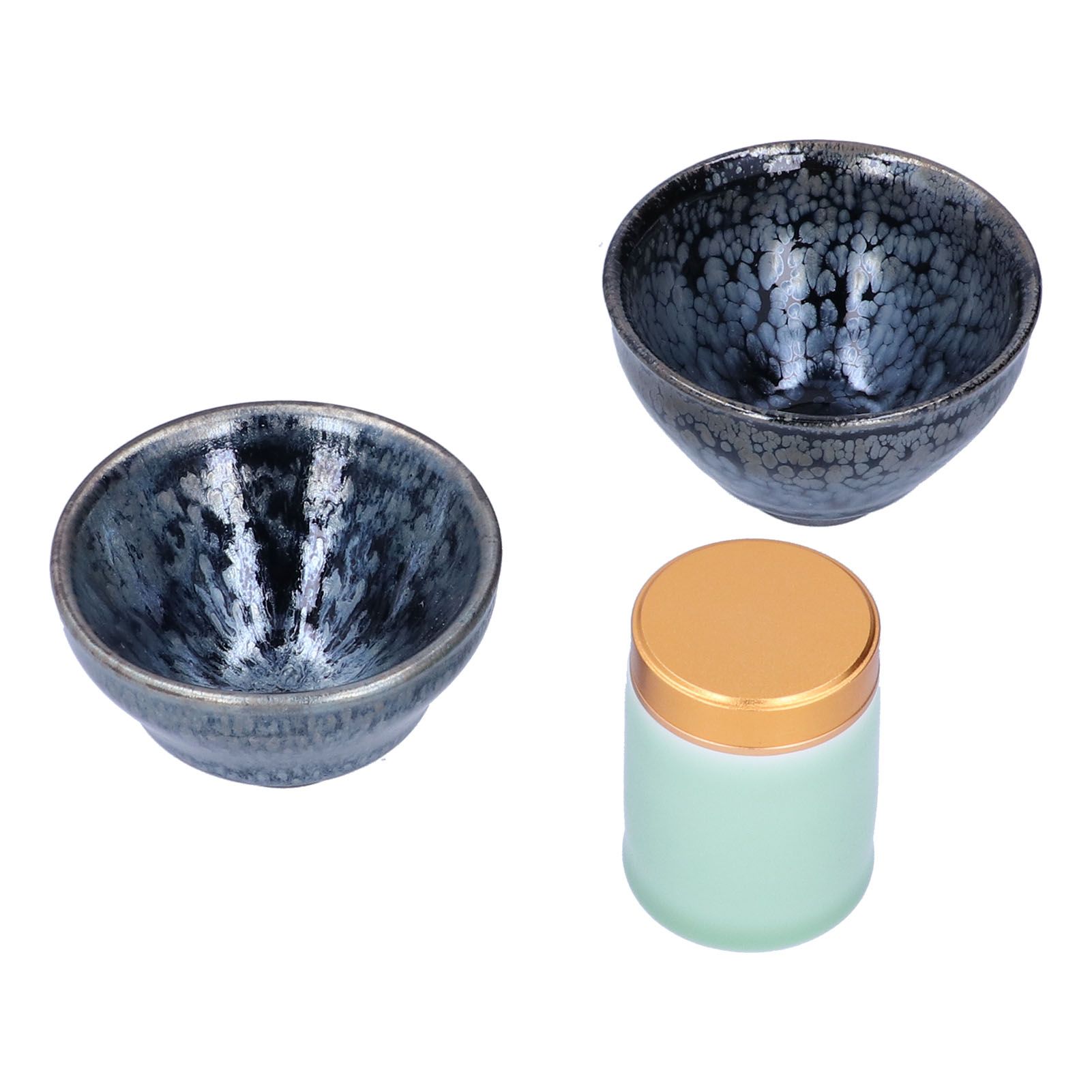 Kung Fu Tea Set Ceramic Tea Canister and Tea Cup for Gift Teaware Home Decoration view 7