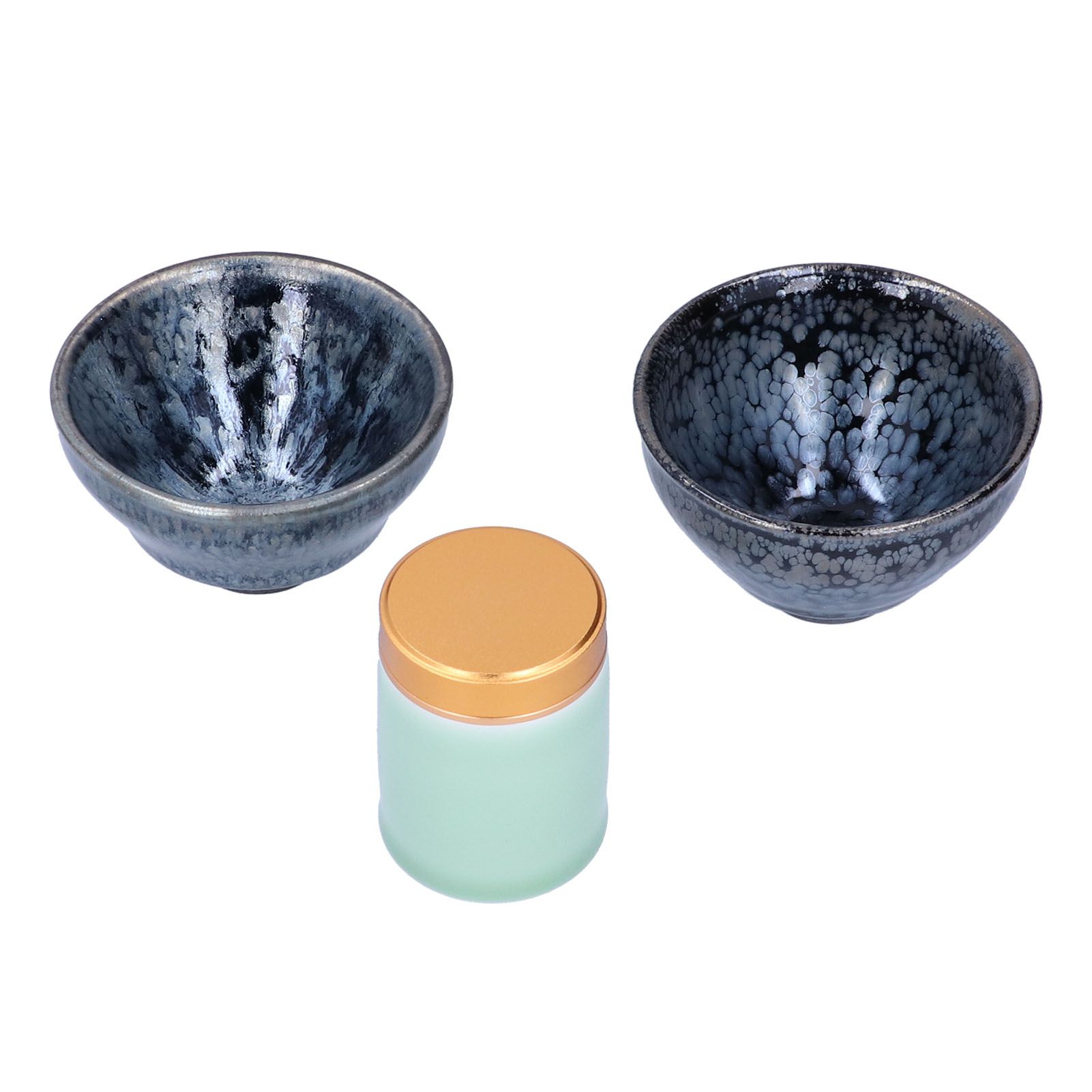 Kung Fu Tea Set Ceramic Tea Canister and Tea Cup for Gift Teaware Home Decoration view 8
