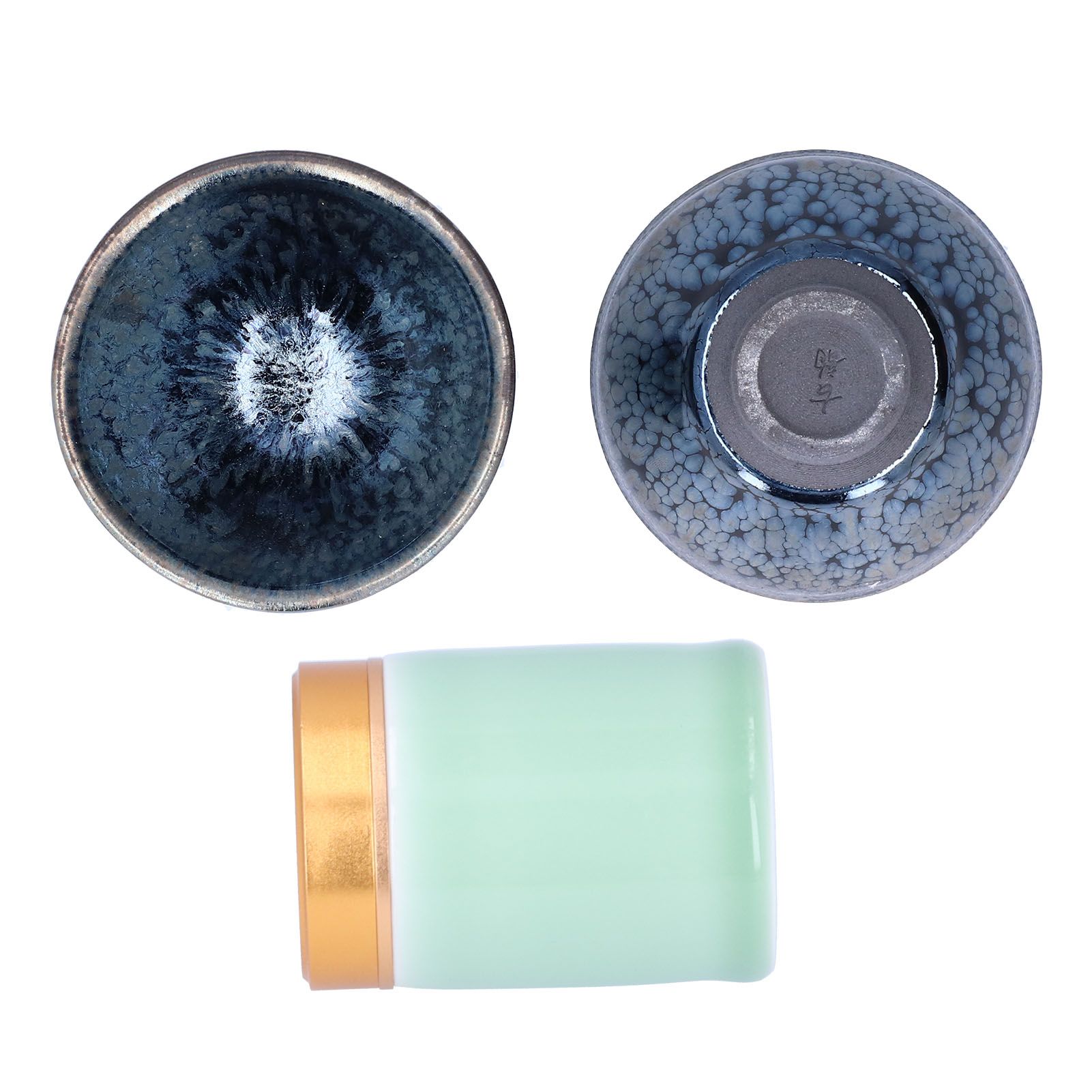 Kung Fu Tea Set Ceramic Tea Canister and Tea Cup for Gift Teaware Home Decoration view 9